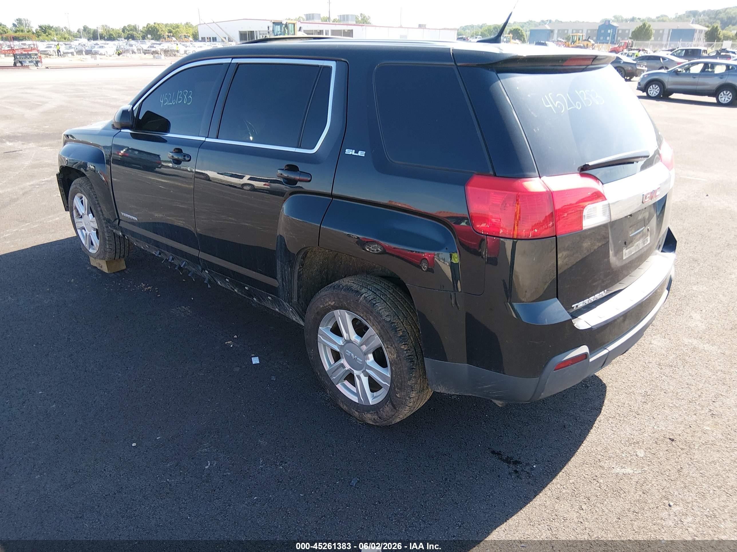 2014 Gmc Terrain Sle-1 Black vin: 2GKALMEK4E6122876