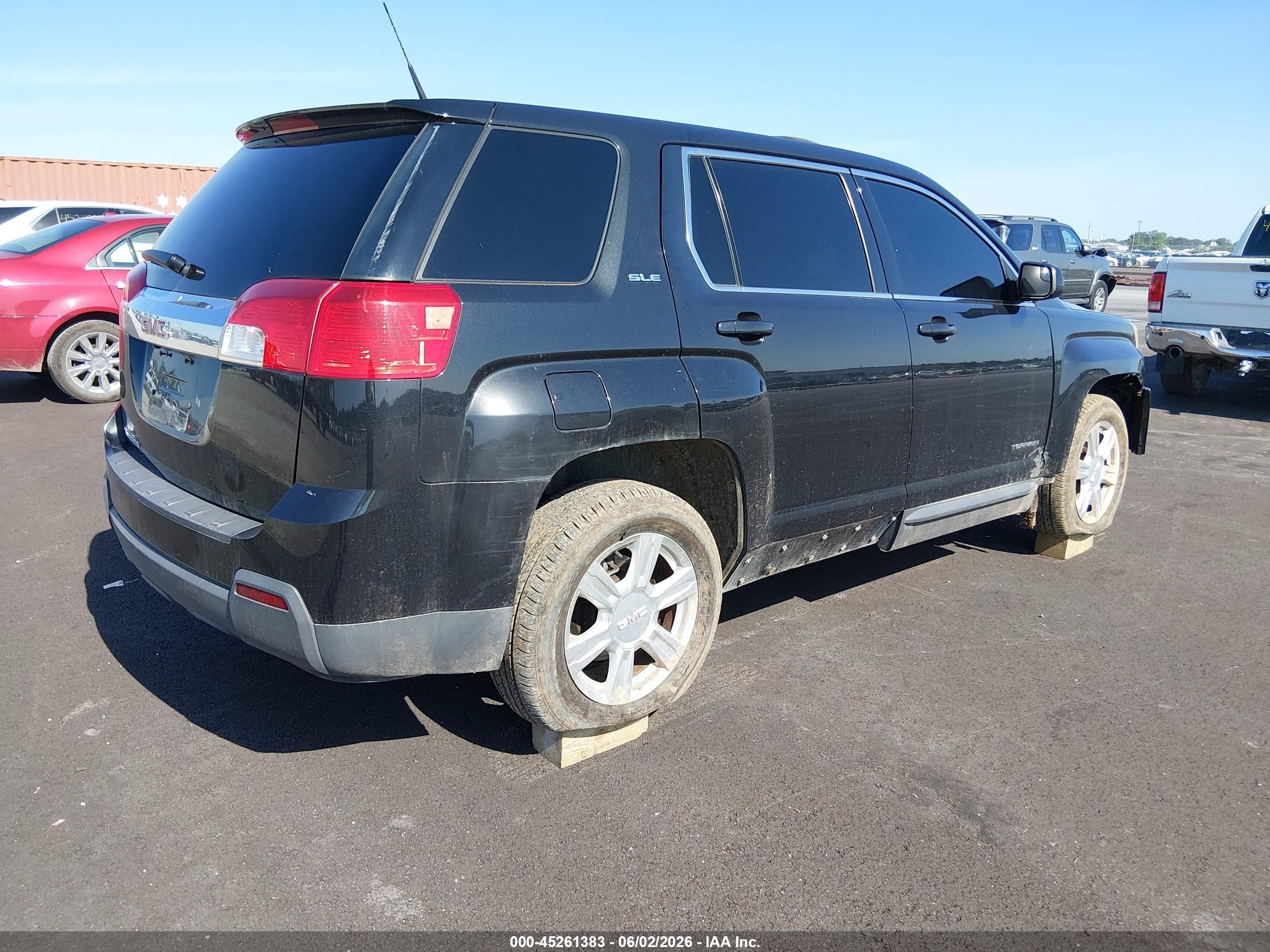 2014 Gmc Terrain Sle-1 Black vin: 2GKALMEK4E6122876