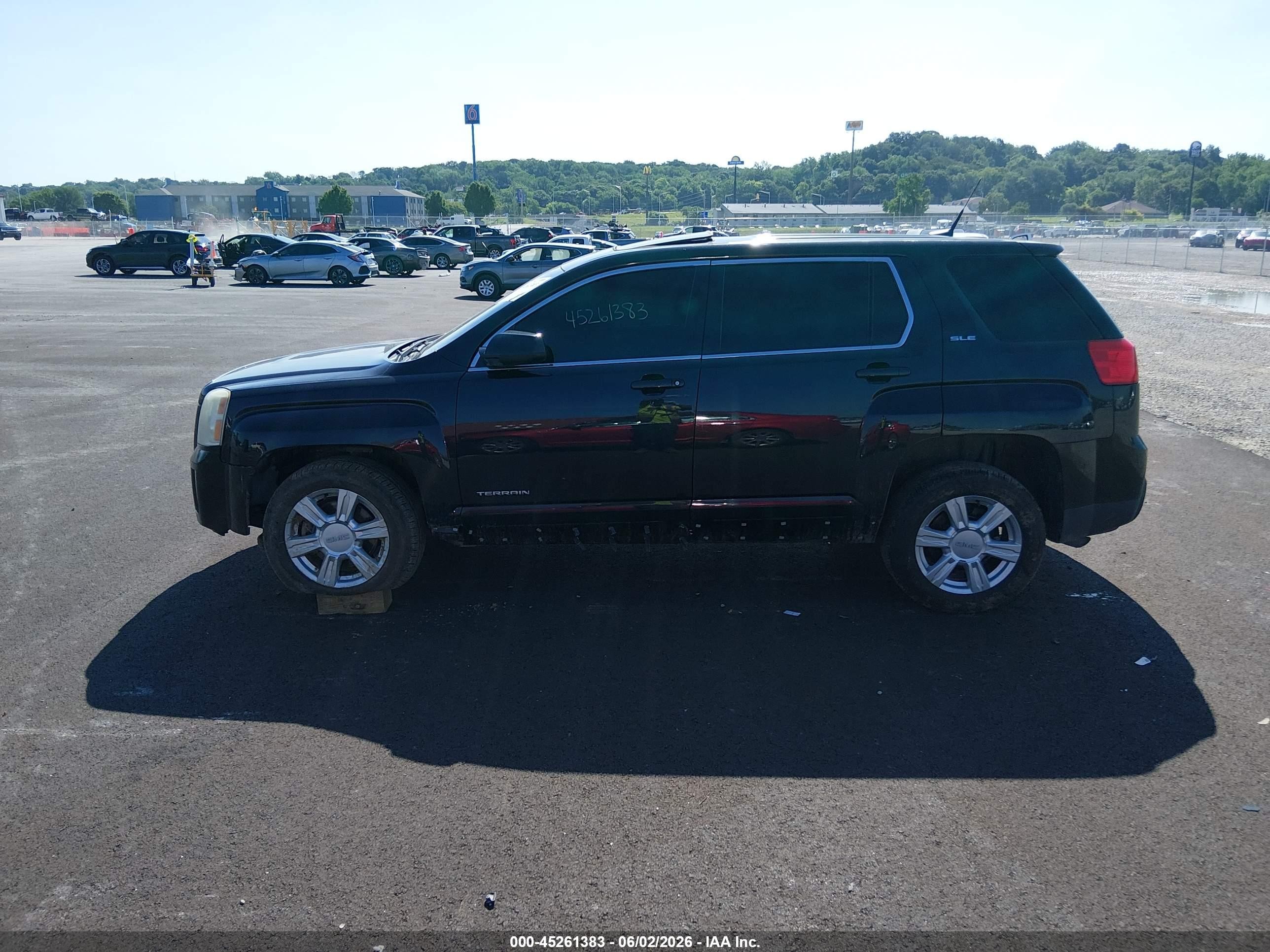 2014 Gmc Terrain Sle-1 Black vin: 2GKALMEK4E6122876