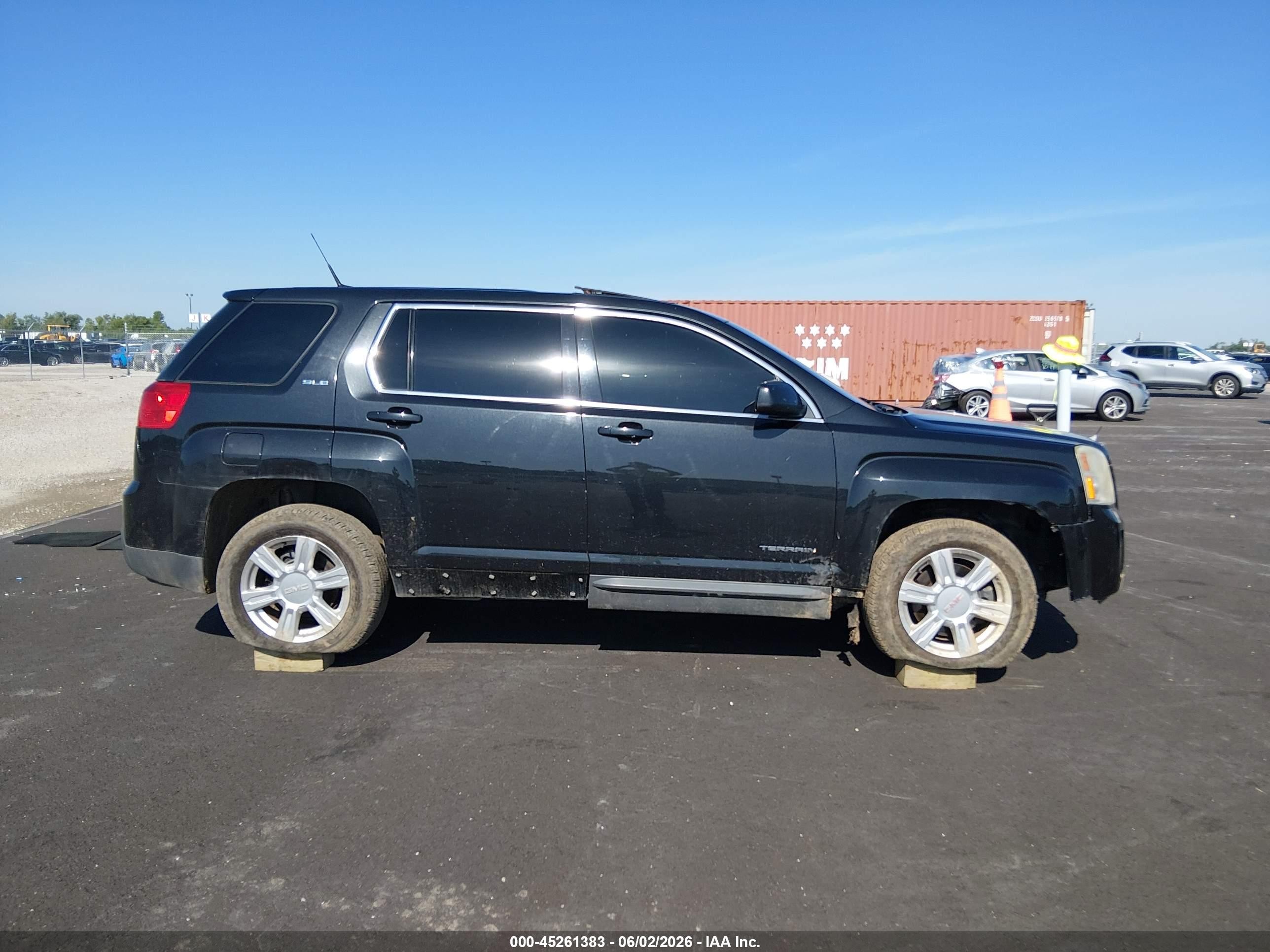 2014 Gmc Terrain Sle-1 Black vin: 2GKALMEK4E6122876