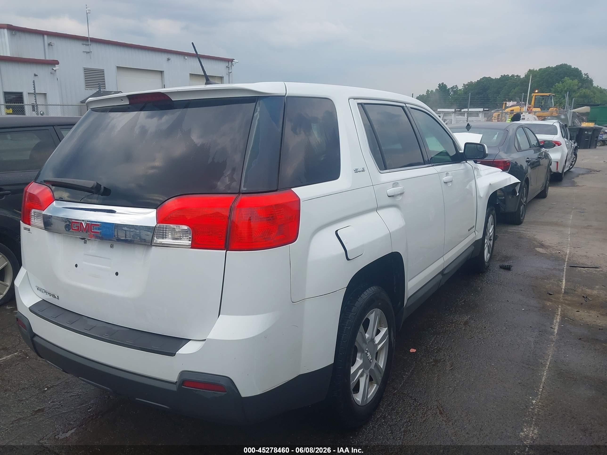 2014 Gmc Terrain Sle-1 White vin: 2GKALMEK4E6134994