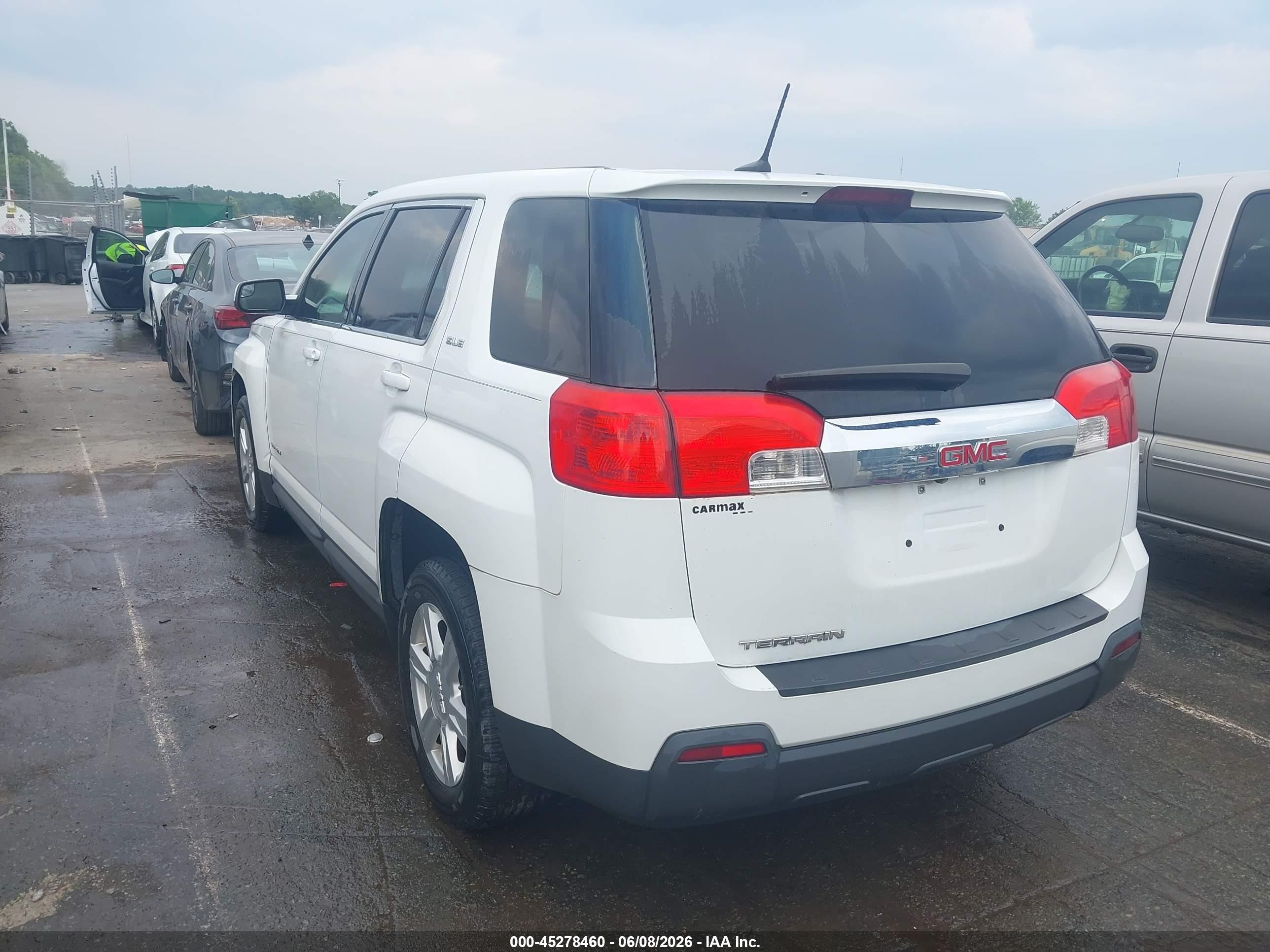 2014 Gmc Terrain Sle-1 White vin: 2GKALMEK4E6134994