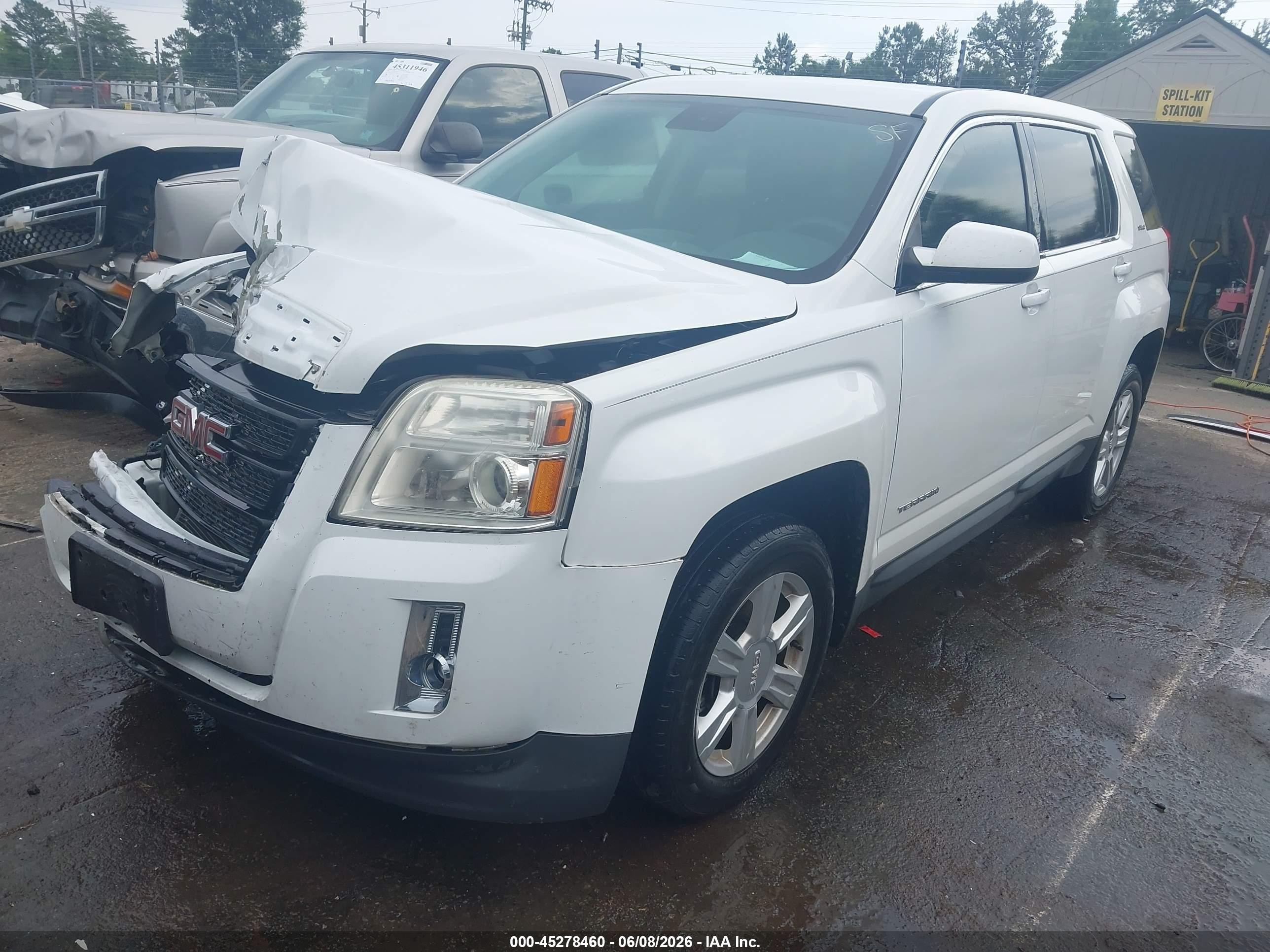 2014 Gmc Terrain Sle-1 White vin: 2GKALMEK4E6134994