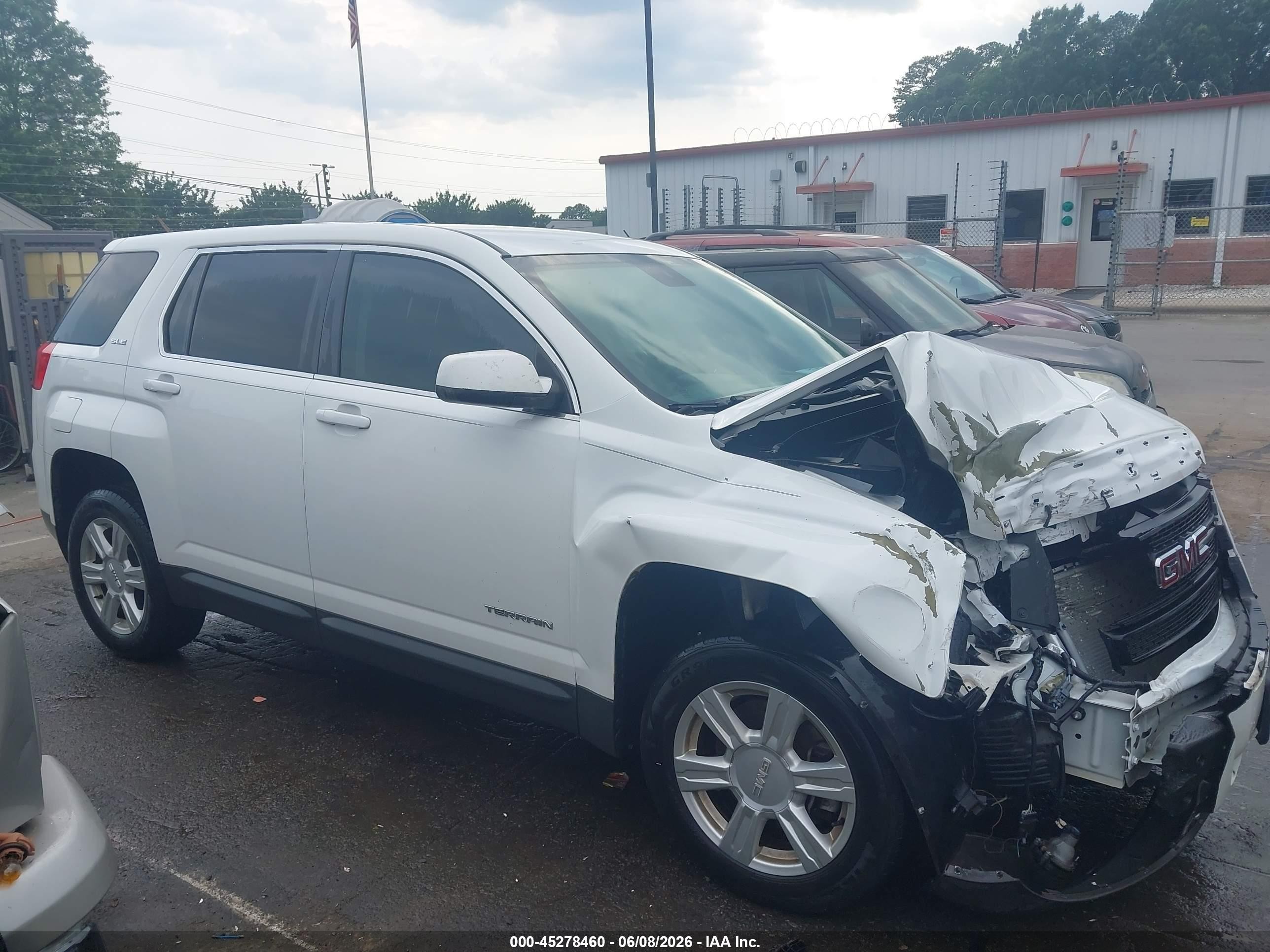 2014 Gmc Terrain Sle-1 White vin: 2GKALMEK4E6134994