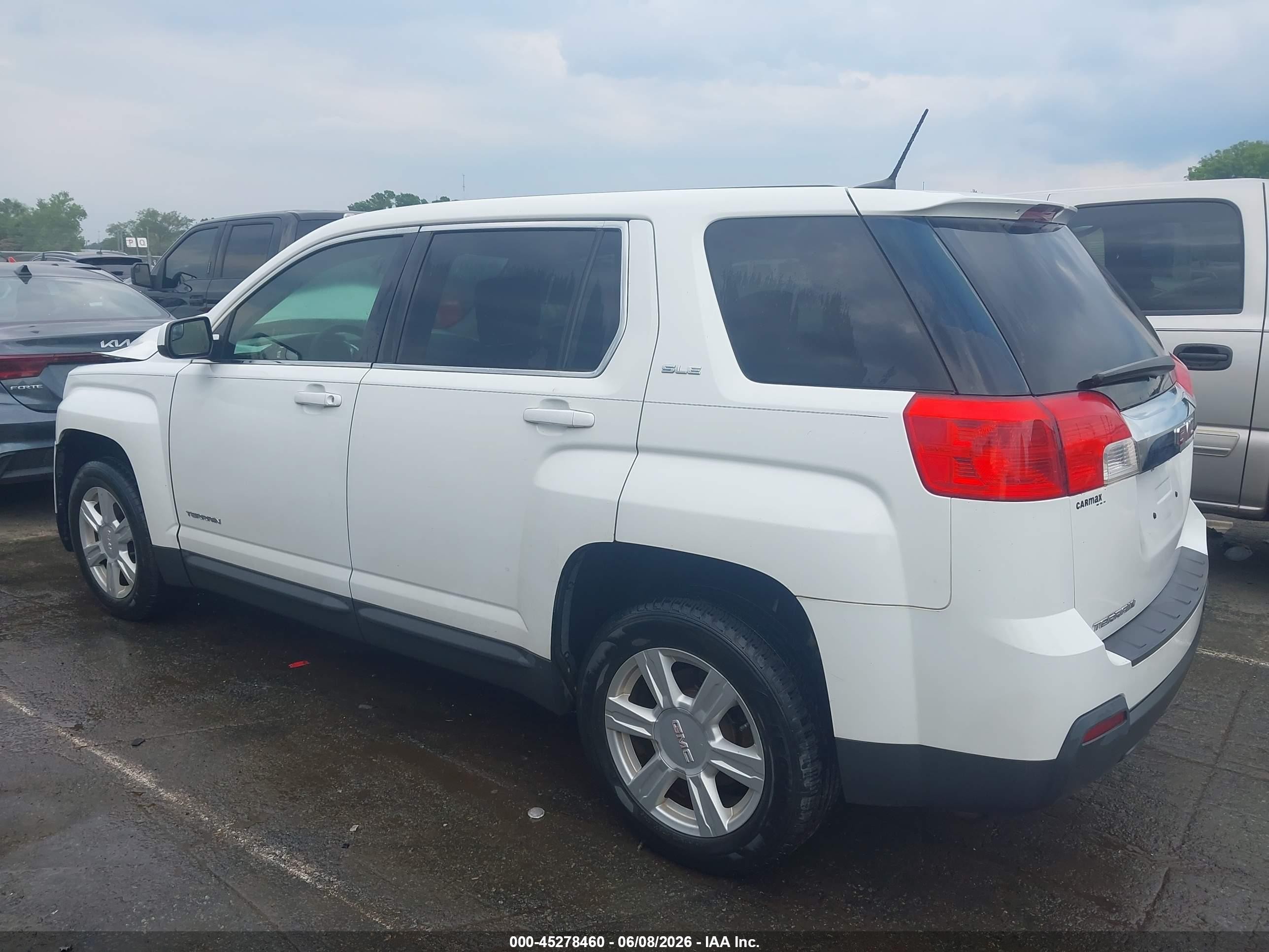 2014 Gmc Terrain Sle-1 White vin: 2GKALMEK4E6134994