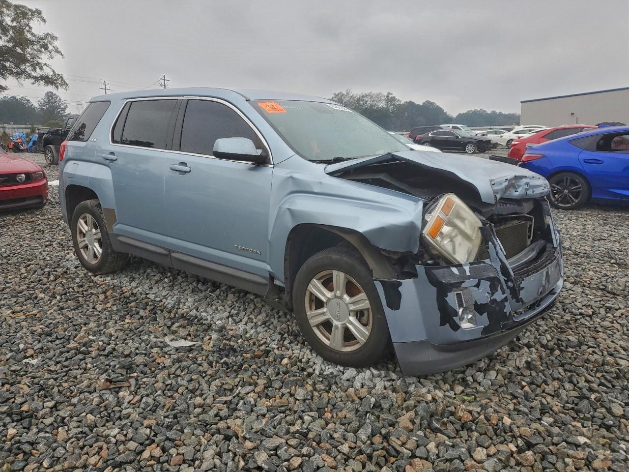 2014 Gmc Terrain Sle Blue vin: 2GKALMEK4E6150371