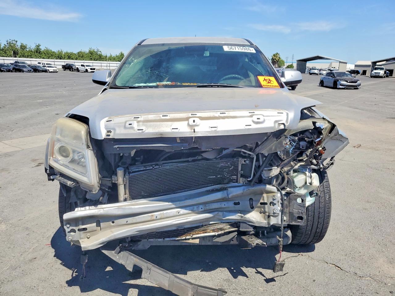 2014 Gmc Terrain Sle Silver vin: 2GKALMEK4E6158552