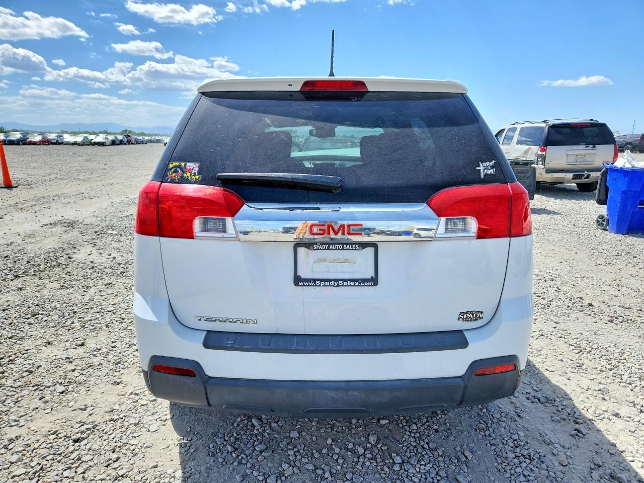 2014 Gmc Terrain Sle White vin: 2GKALMEK4E6164870