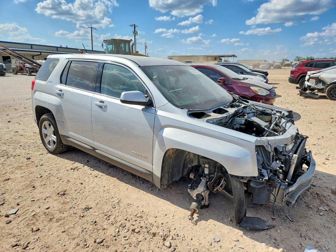2014 Gmc Terrain Sle Silver vin: 2GKALMEK4E6225795