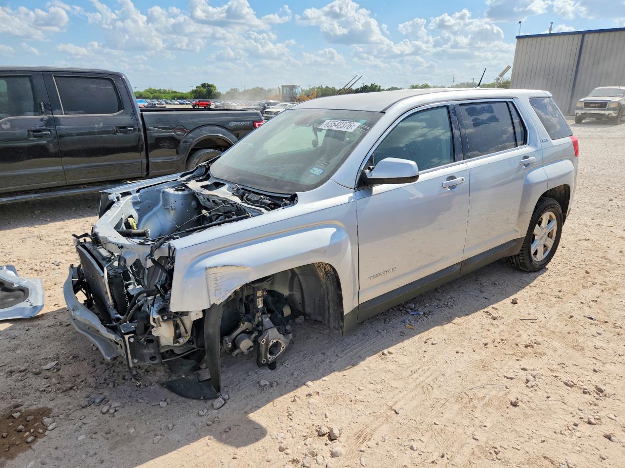 2014 Gmc Terrain Sle Silver vin: 2GKALMEK4E6225795