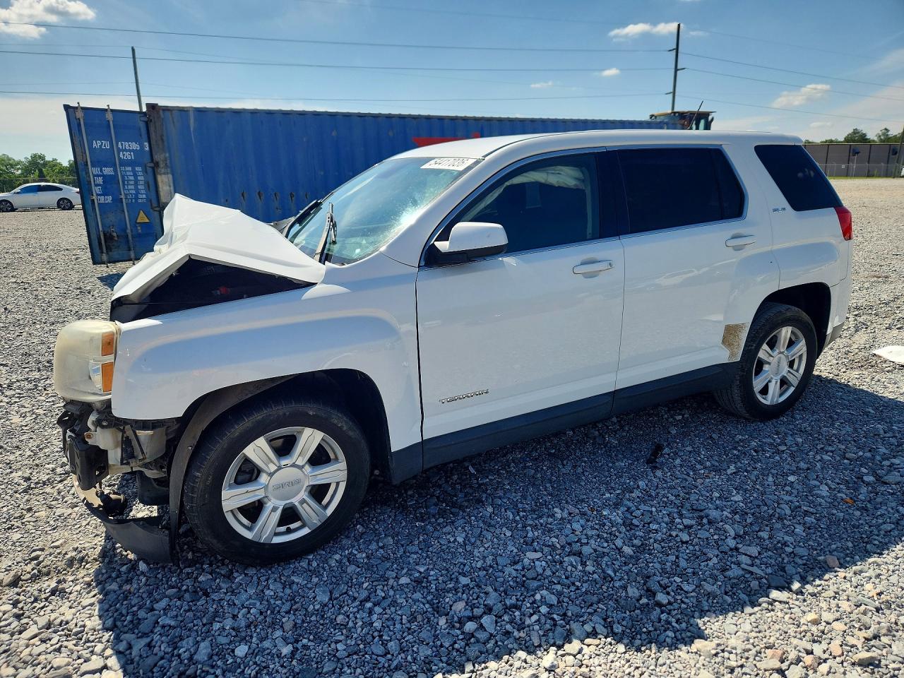 2014 Gmc Terrain Sle White vin: 2GKALMEK4E6236747