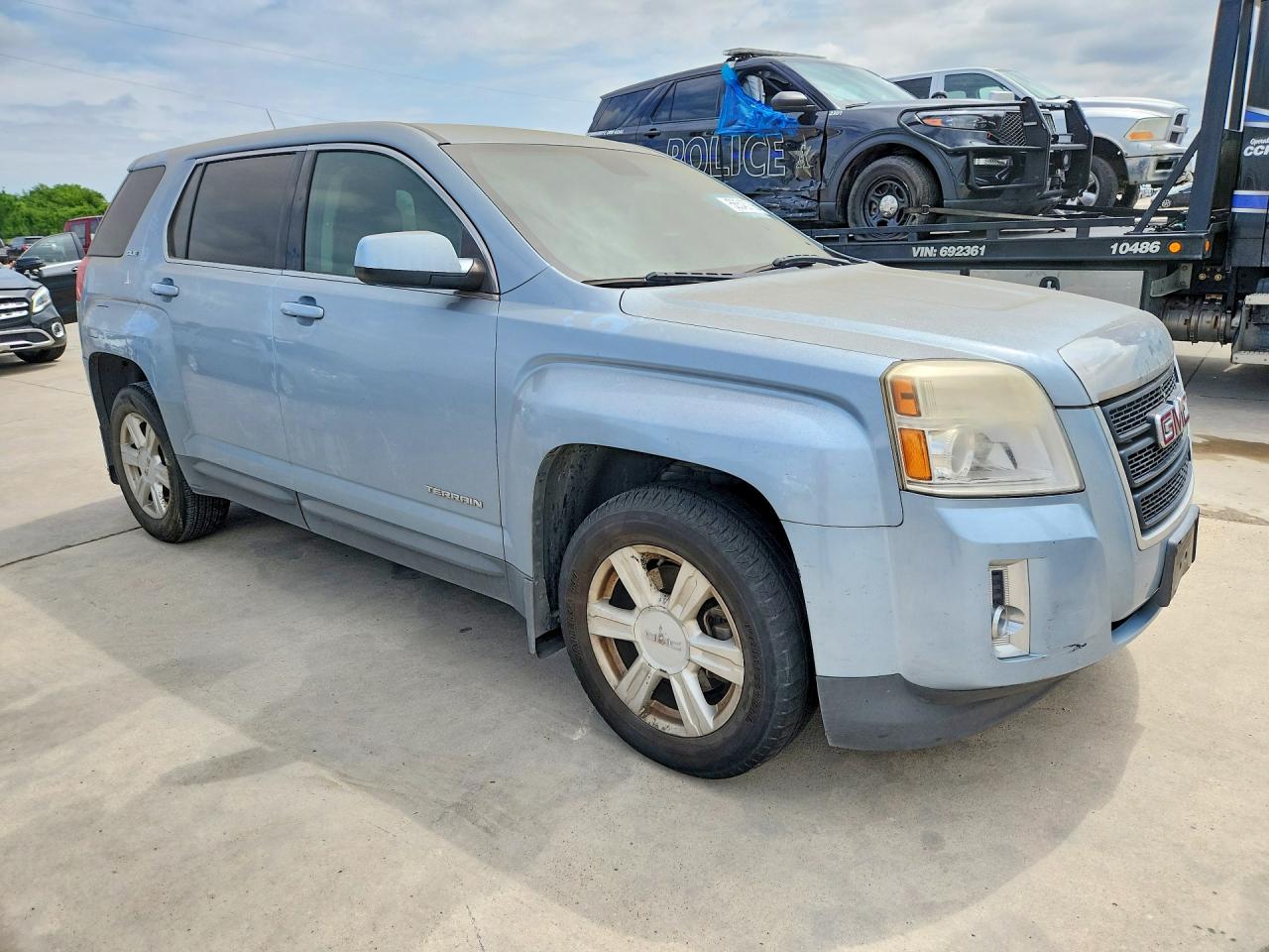 2014 Gmc Terrain Blue vin: 2GKALMEK4E6317621
