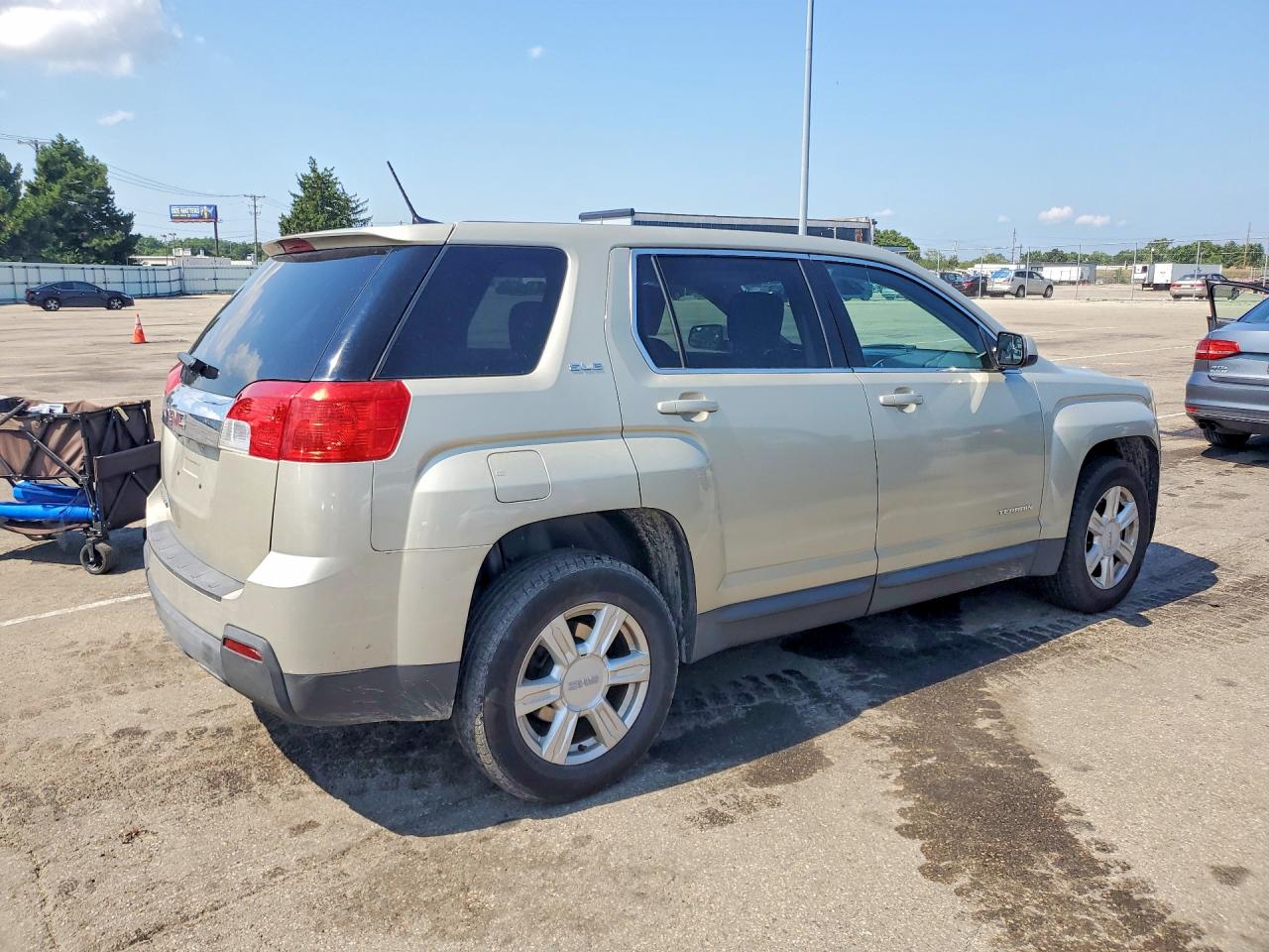 2014 Gmc Terrain Sle Beige vin: 2GKALMEK4E6323872