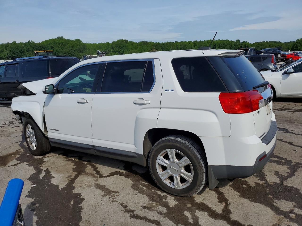 2015 Gmc Terrain White vin: 2GKALMEK4F6134527
