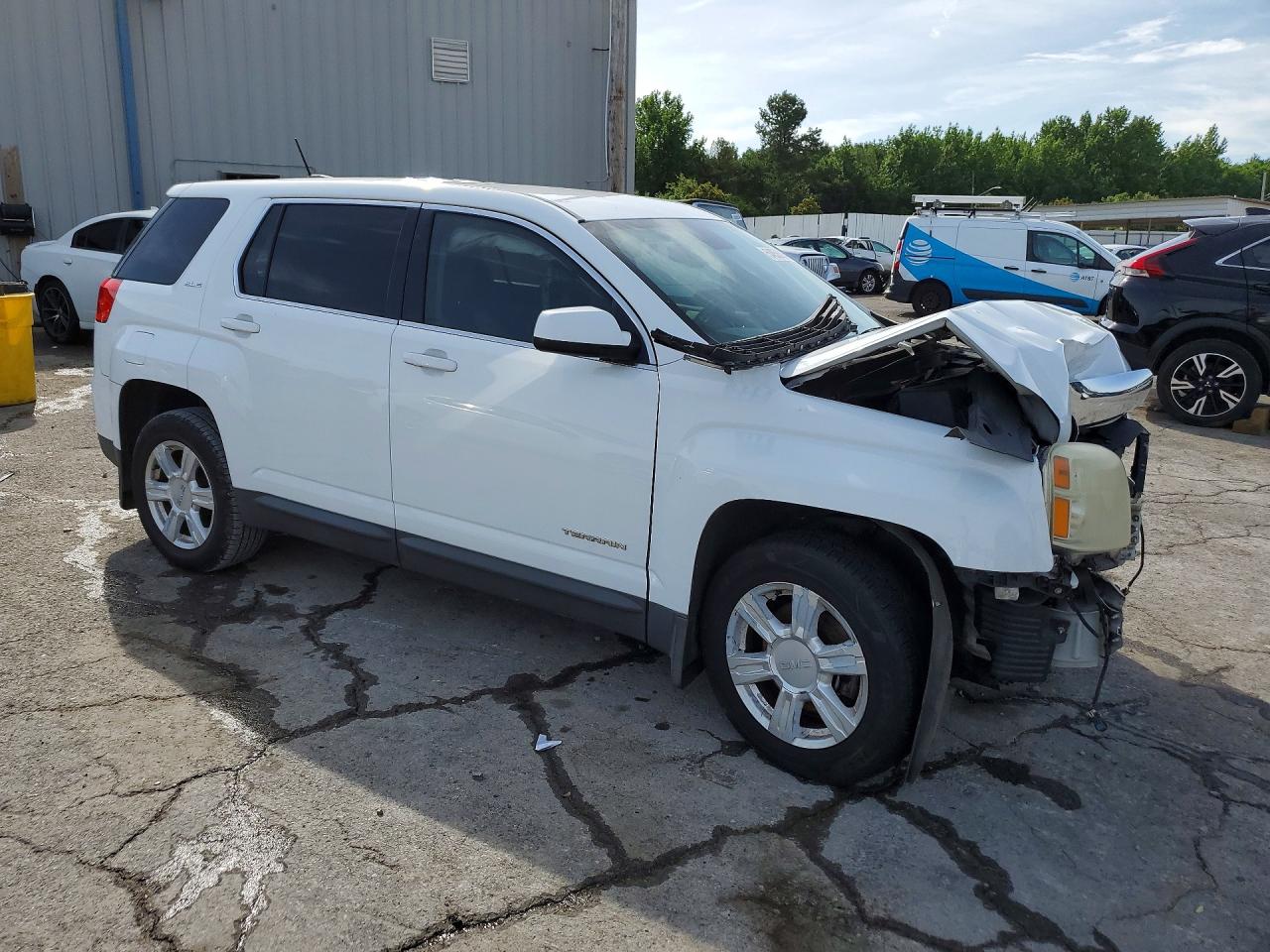 2015 Gmc Terrain White vin: 2GKALMEK4F6134527