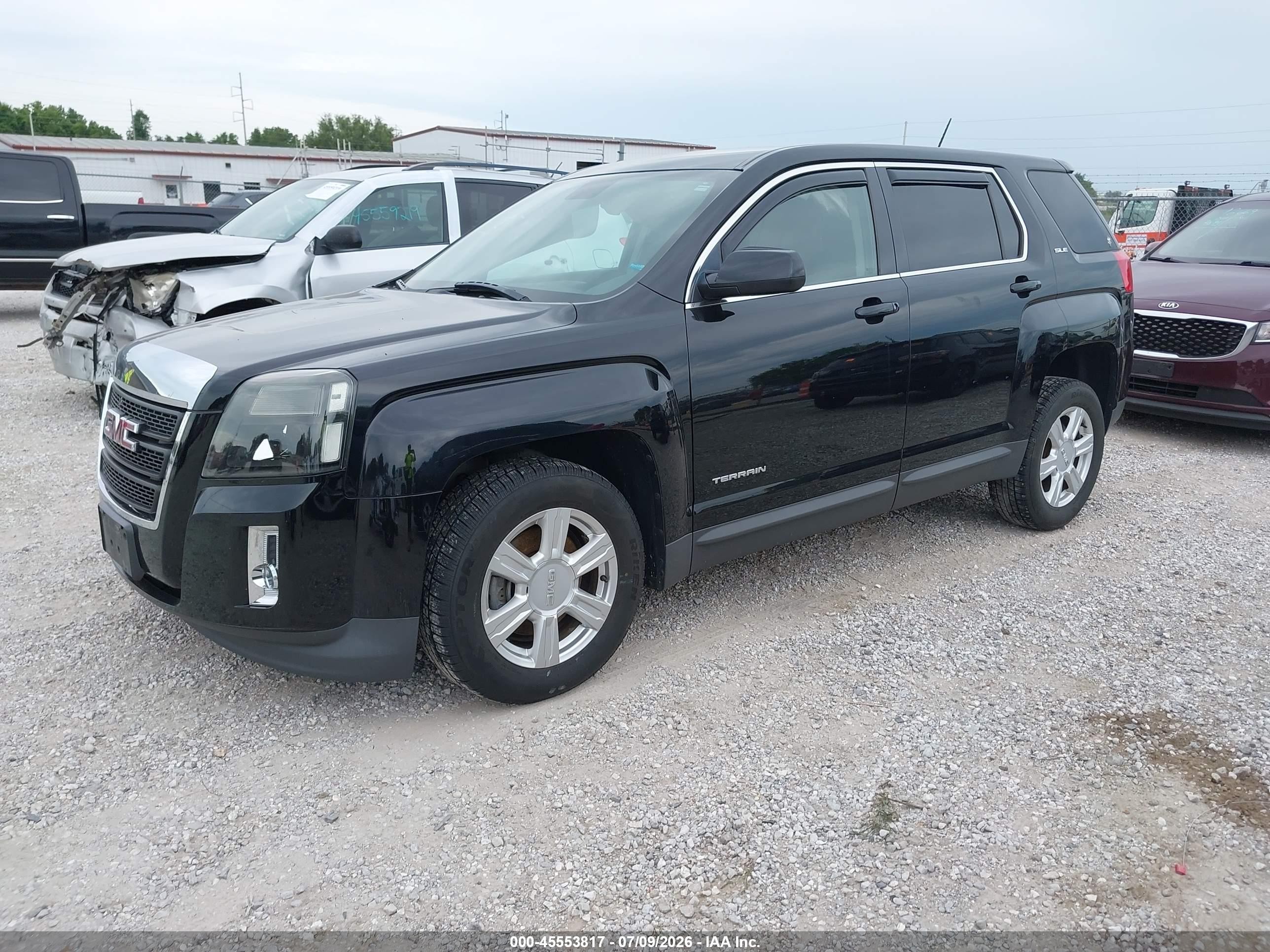 2015 Gmc Terrain Sle-1 Черный vin: 2GKALMEK4F6210649