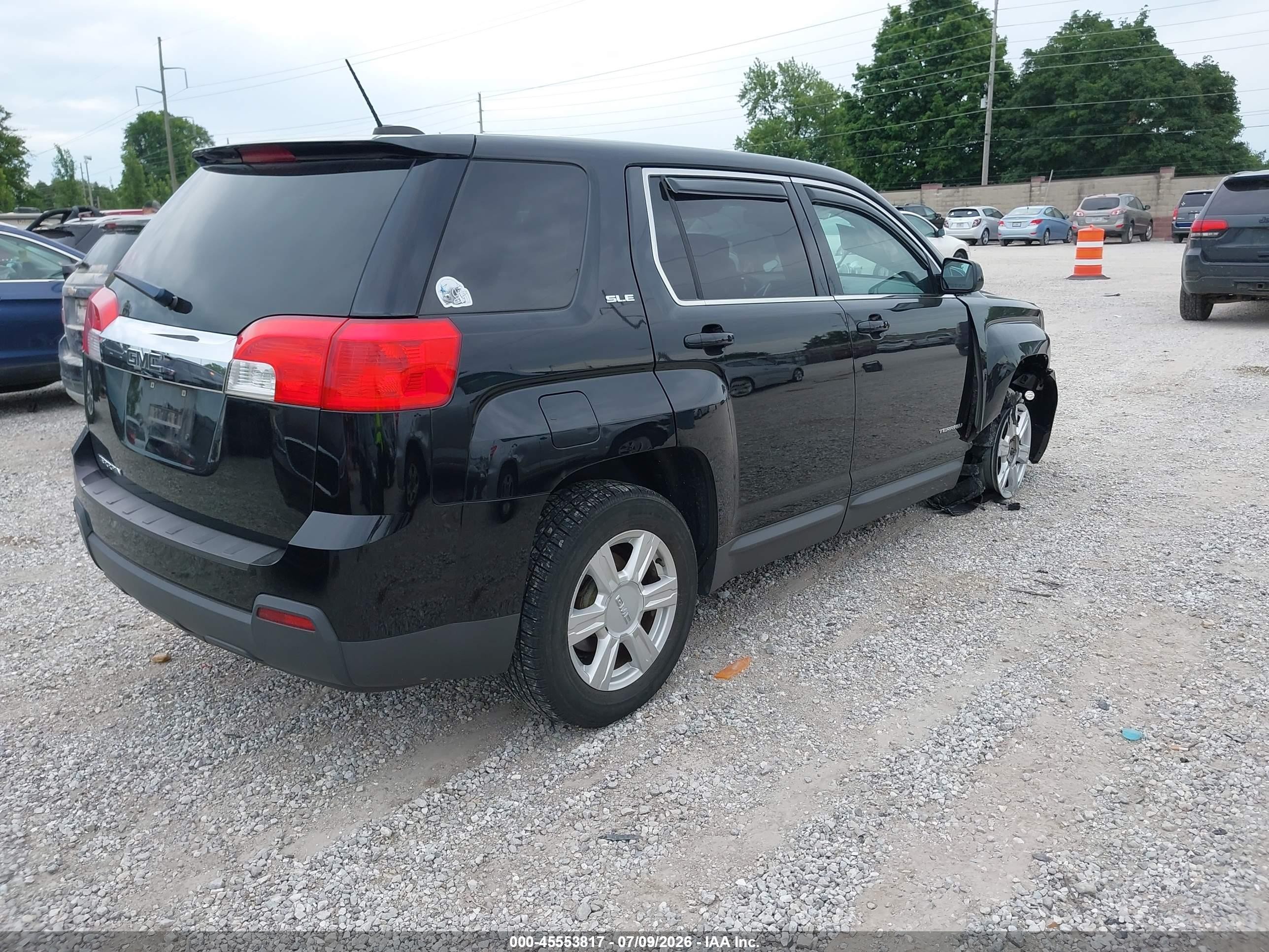 2015 Gmc Terrain Sle-1 Черный vin: 2GKALMEK4F6210649