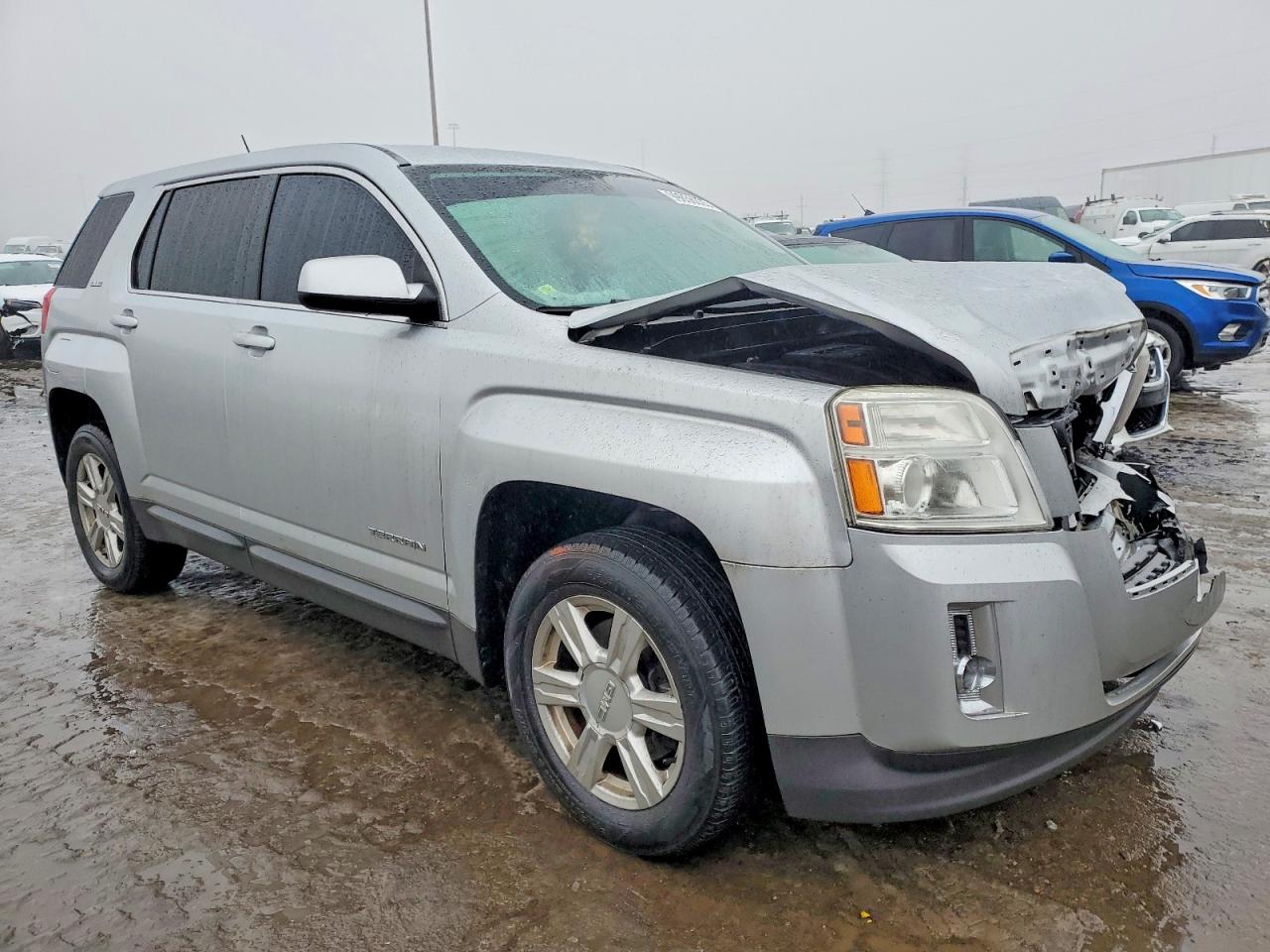 2015 Gmc Terrain Sle Silver vin: 2GKALMEK4F6253694