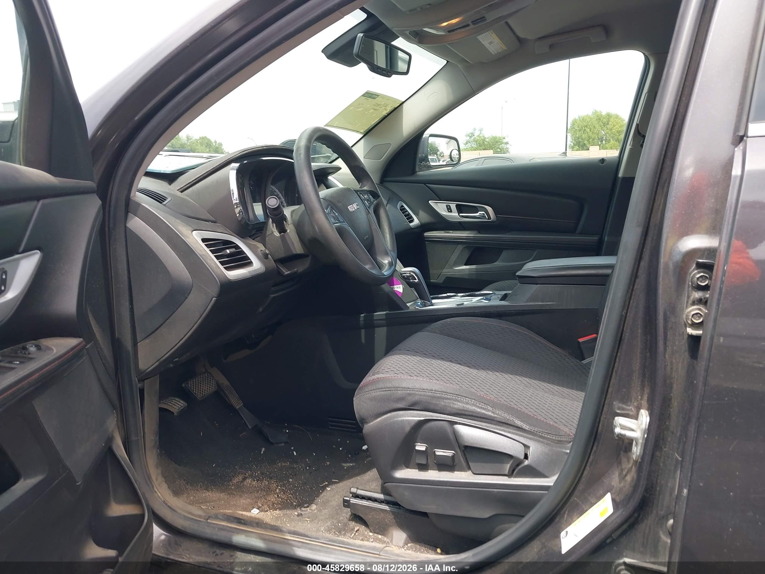 2015 Gmc Terrain Sle-1 Black vin: 2GKALMEK4F6307754