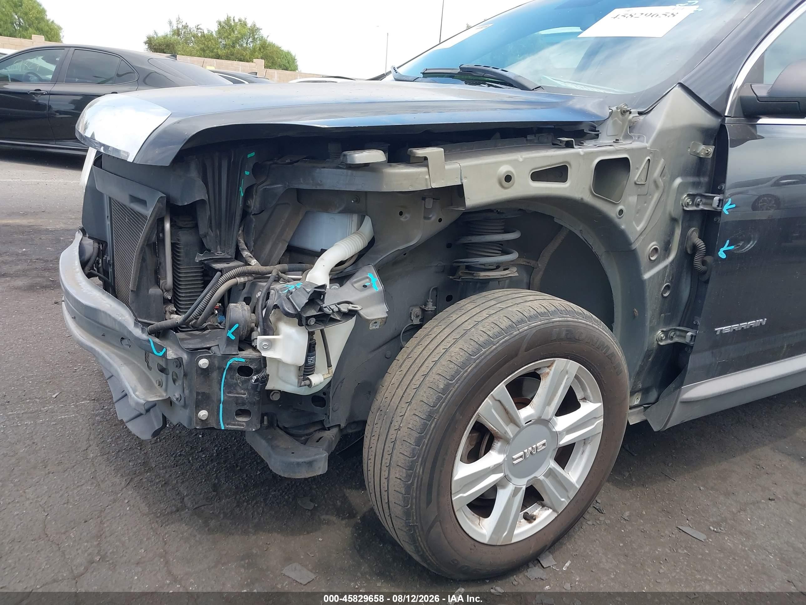 2015 Gmc Terrain Sle-1 Black vin: 2GKALMEK4F6307754