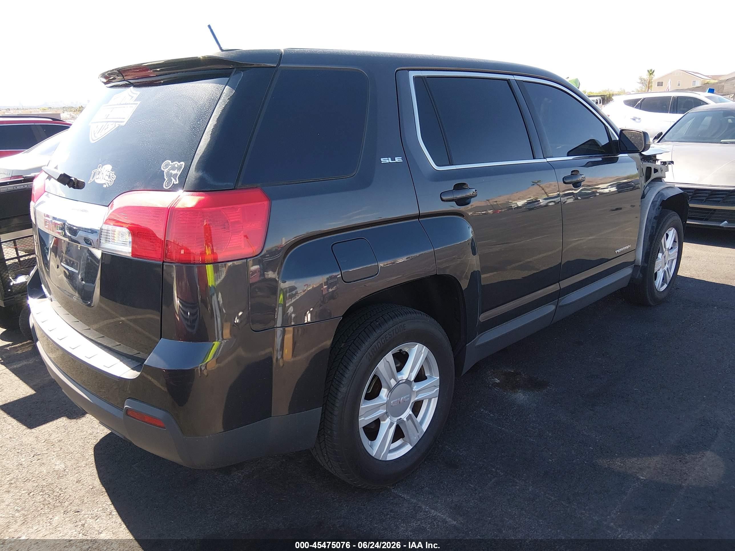 2015 Gmc Terrain Sle-1 Gray vin: 2GKALMEK4F6432026