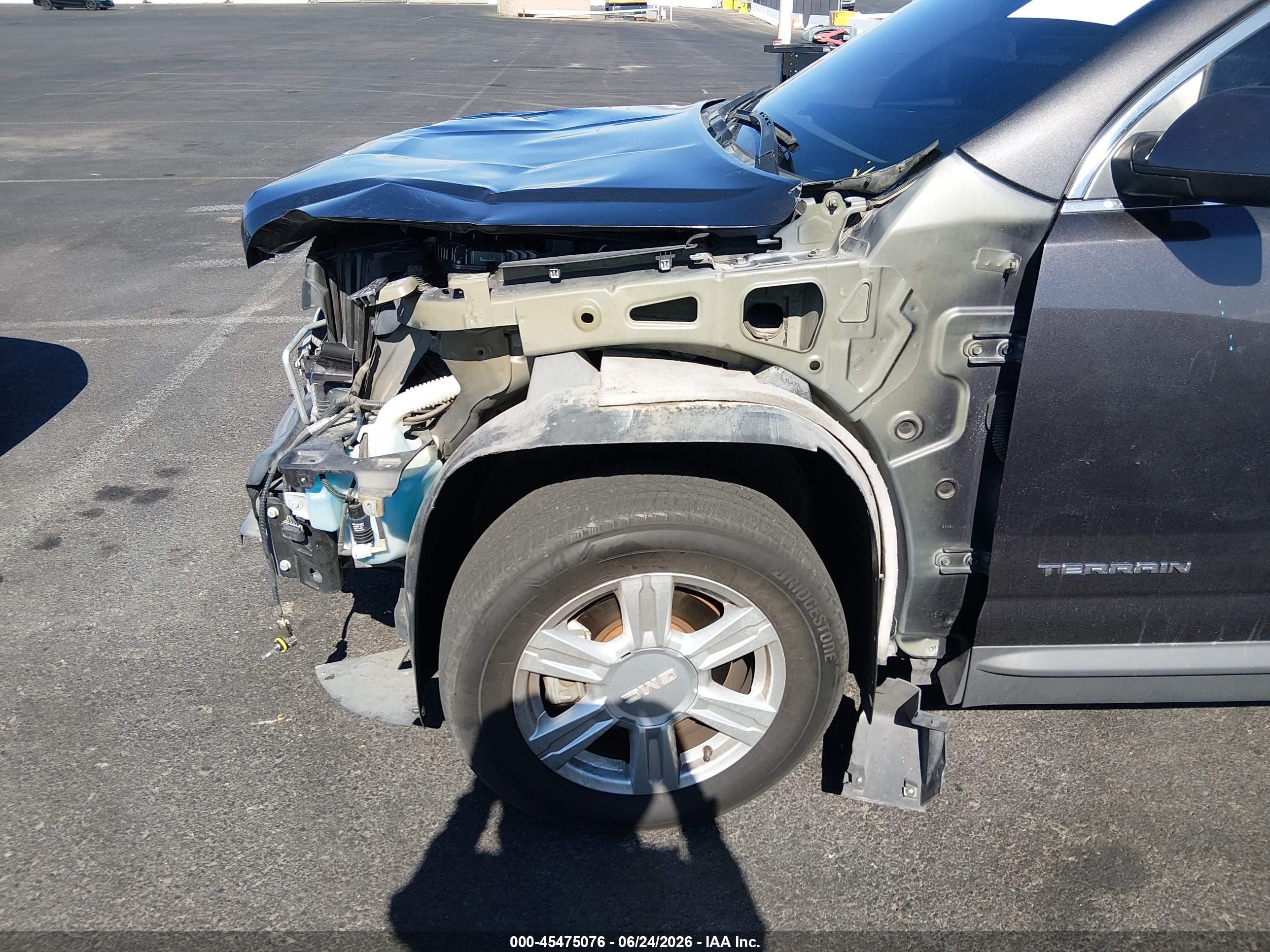 2015 Gmc Terrain Sle-1 Gray vin: 2GKALMEK4F6432026