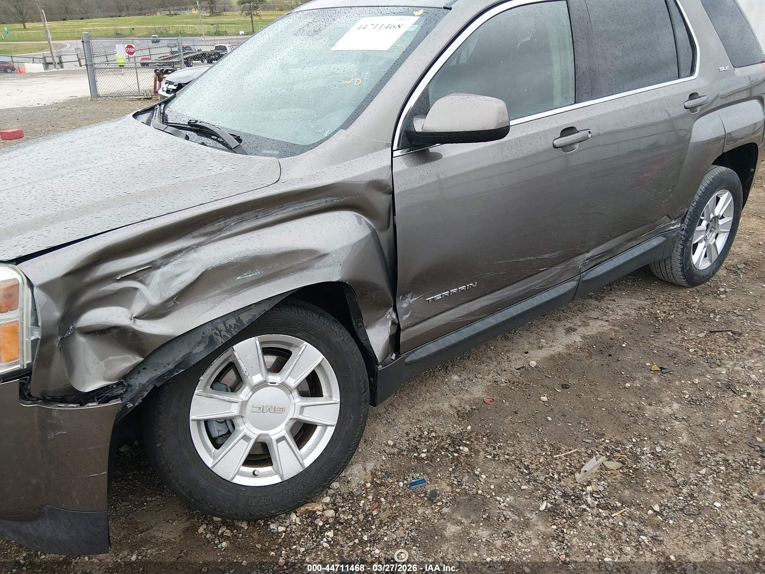 2012 Gmc Terrain Sle-1 Gray vin: 2GKALMEK5C6120955