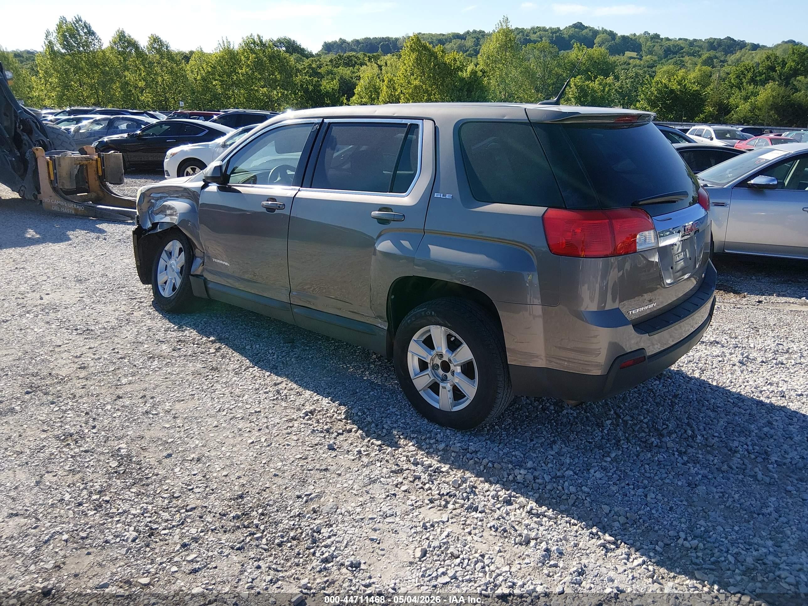 2012 Gmc Terrain Sle-1 Gray vin: 2GKALMEK5C6120955