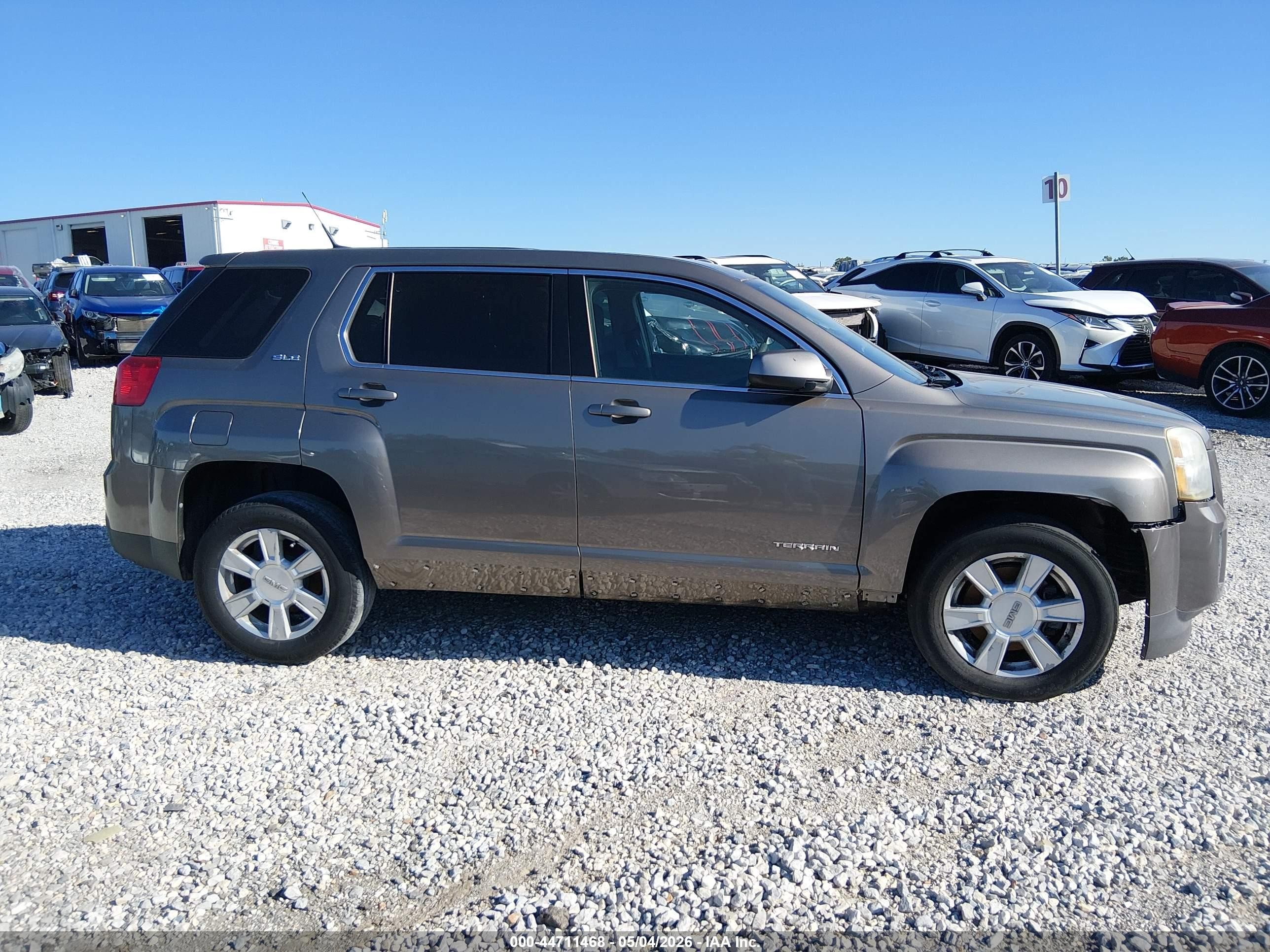 2012 Gmc Terrain Sle-1 Gray vin: 2GKALMEK5C6120955