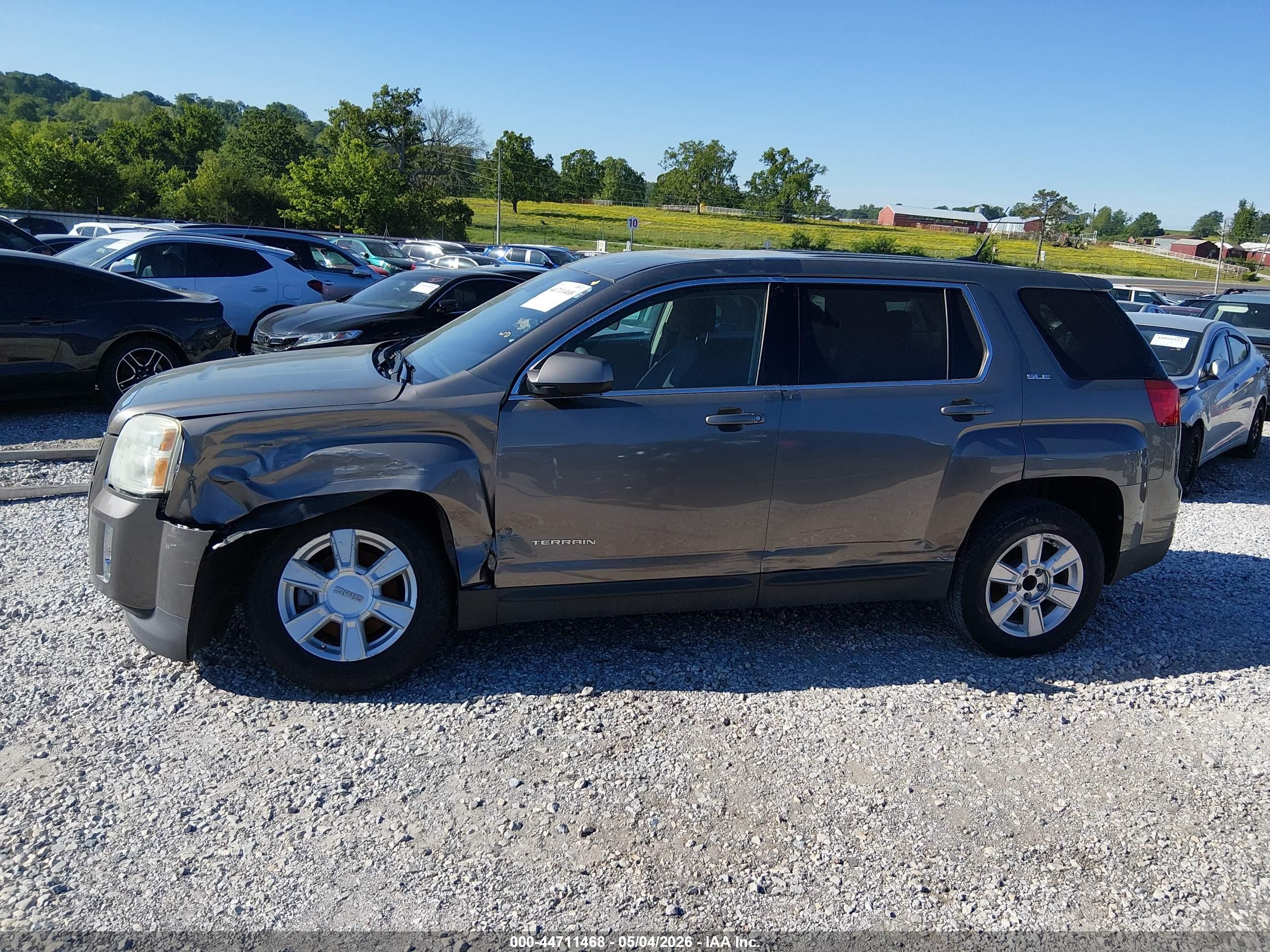 2012 Gmc Terrain Sle-1 Gray vin: 2GKALMEK5C6120955