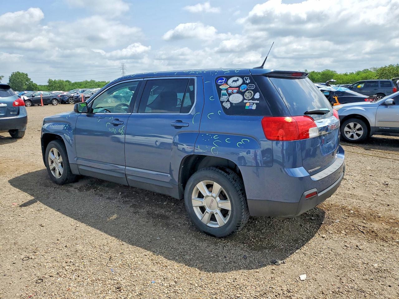 2012 Gmc Terrain Sle Blue vin: 2GKALMEK5C6154054