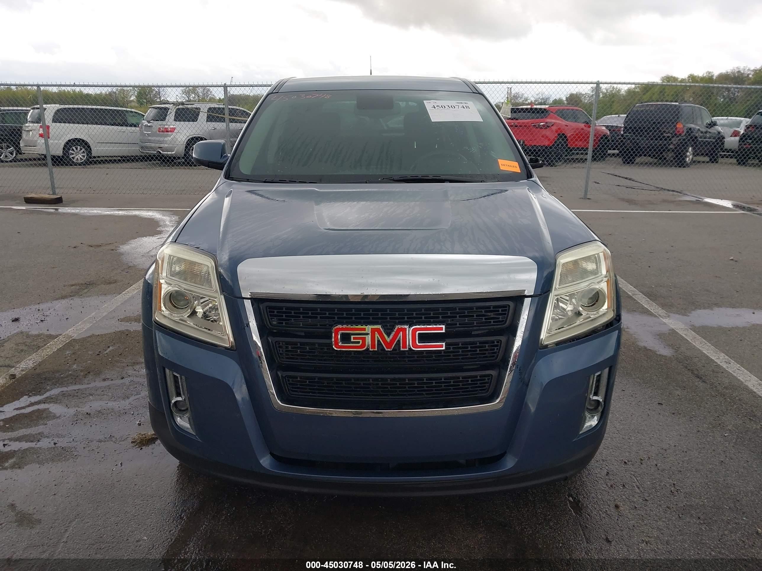 2012 Gmc Terrain Sle-1 Синий vin: 2GKALMEK5C6157262