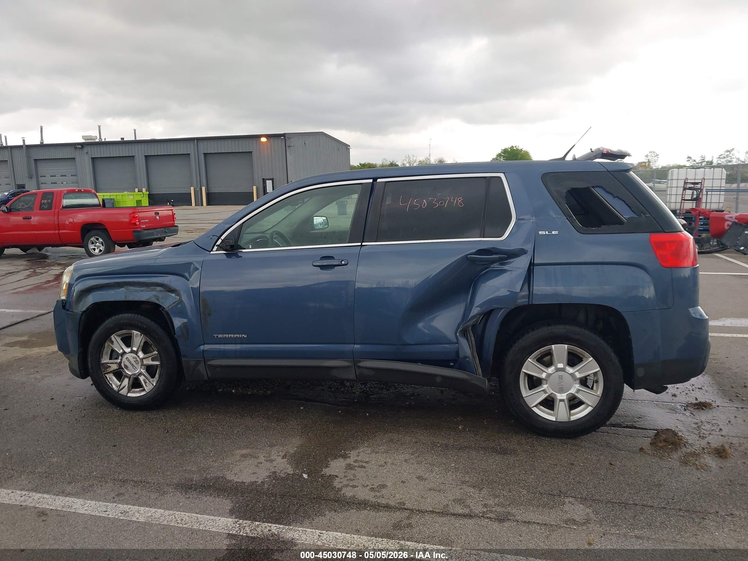2012 Gmc Terrain Sle-1 Синий vin: 2GKALMEK5C6157262