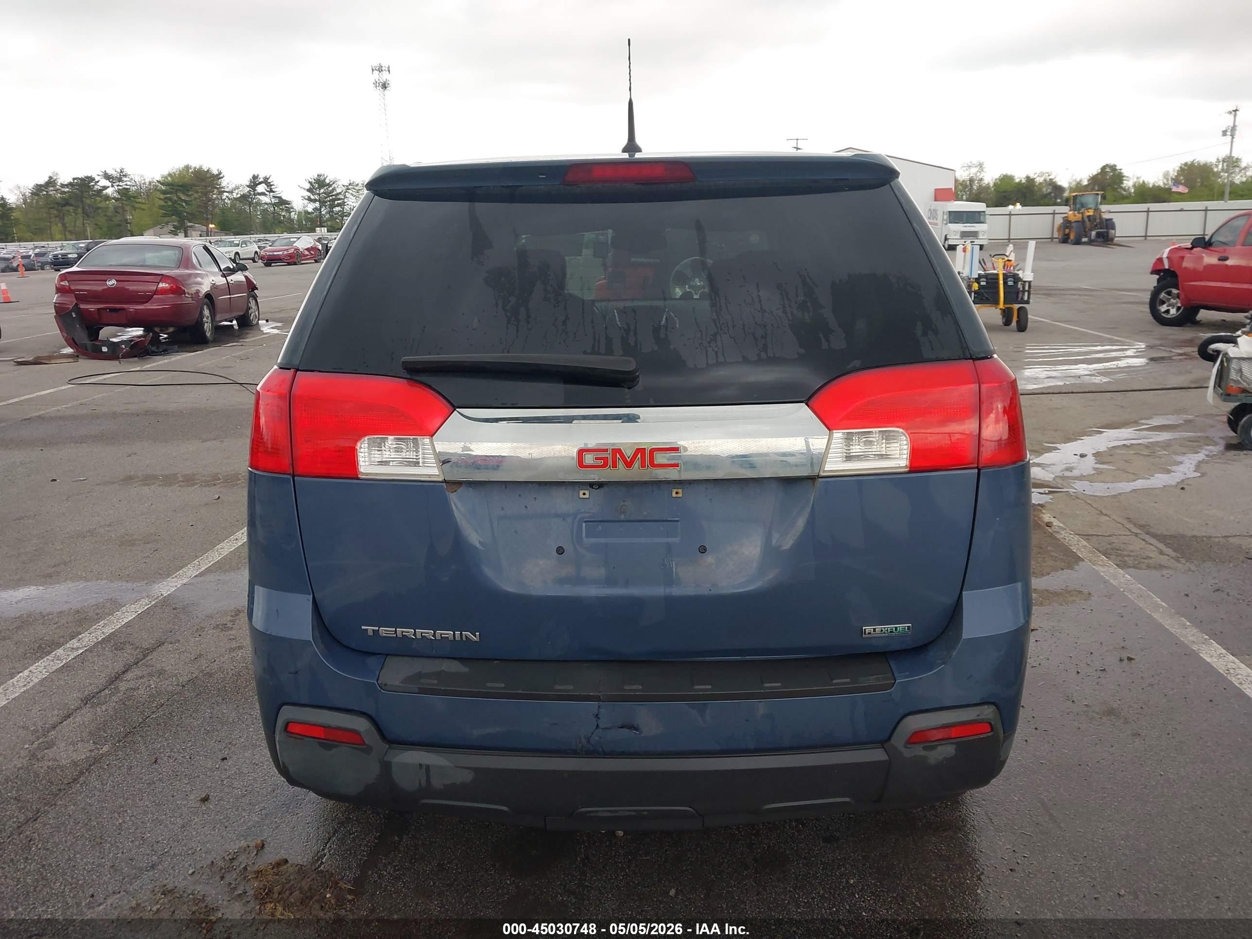 2012 Gmc Terrain Sle-1 Синий vin: 2GKALMEK5C6157262