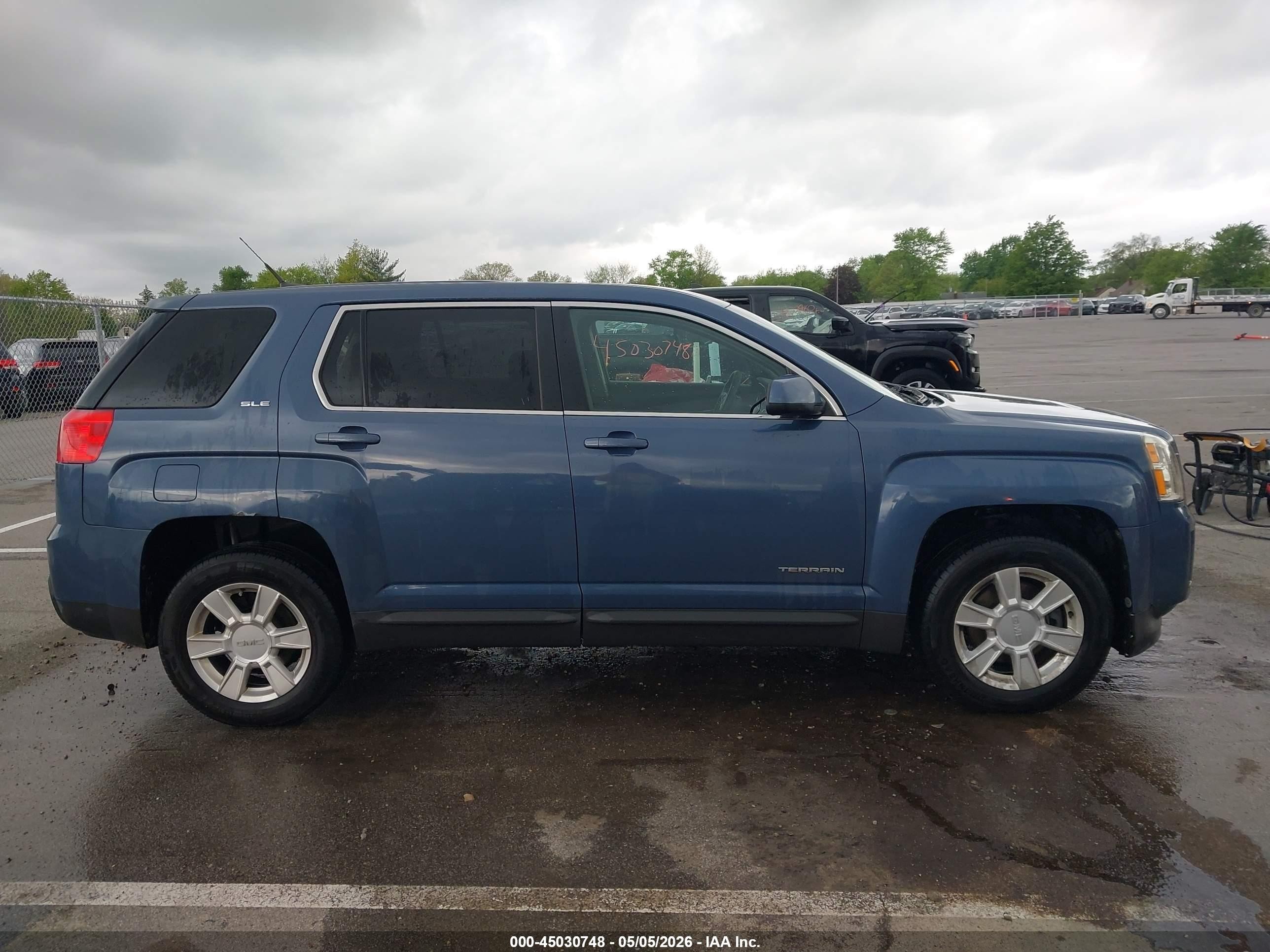 2012 Gmc Terrain Sle-1 Синий vin: 2GKALMEK5C6157262