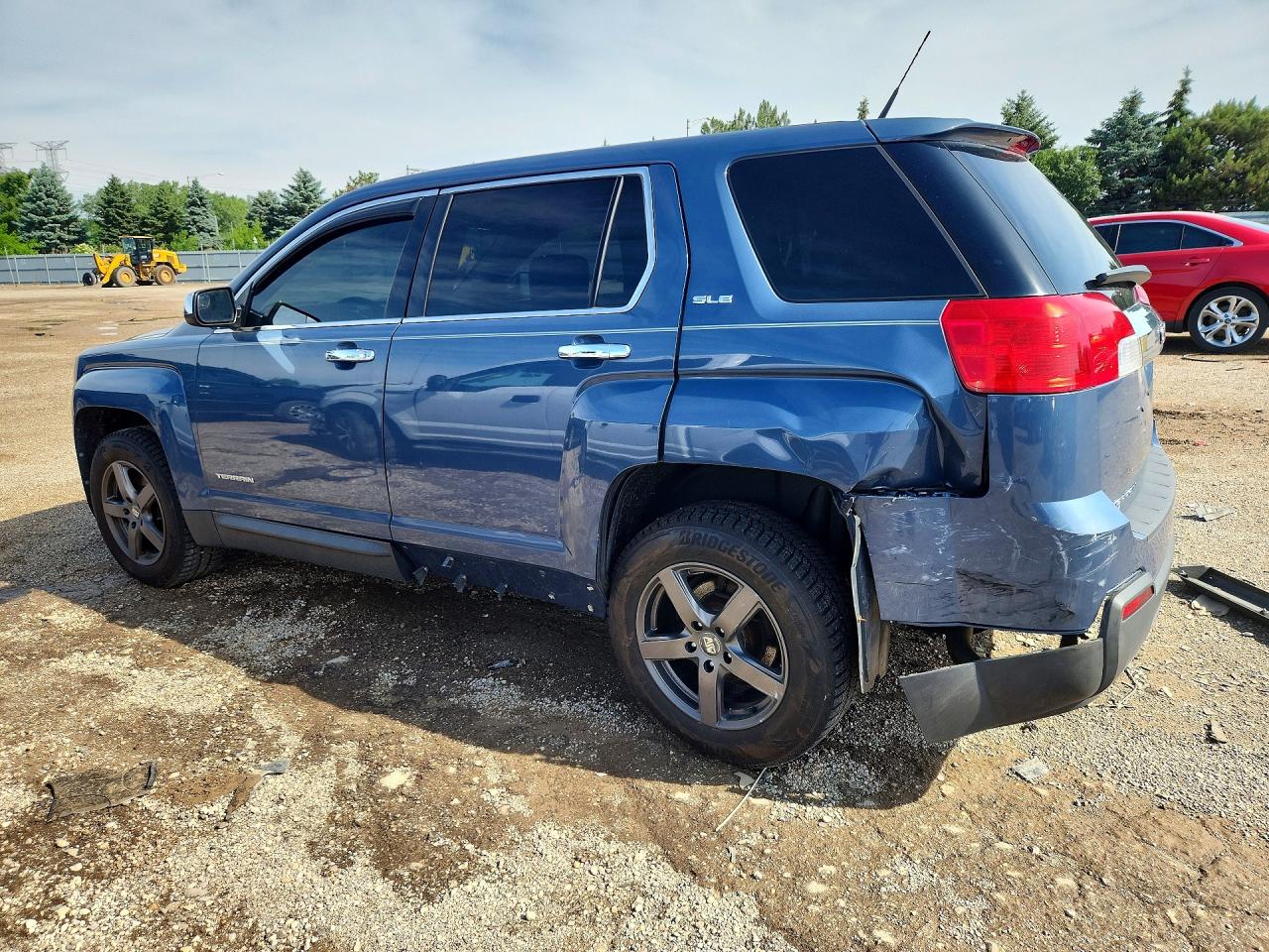 2012 Gmc Terrain Sle Blue vin: 2GKALMEK5C6196840