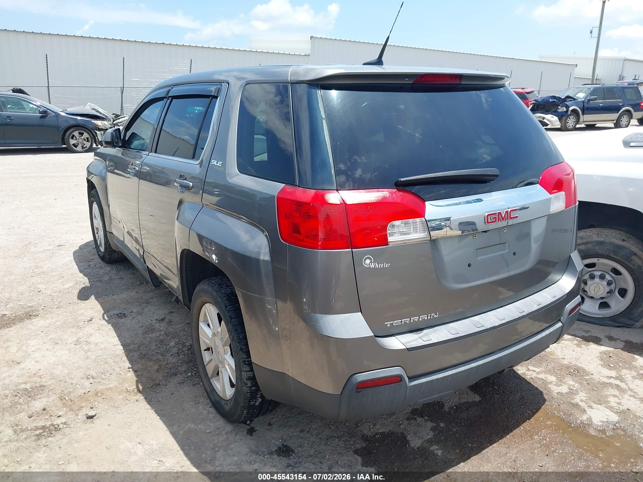2012 Gmc Terrain Sle-1 Silver vin: 2GKALMEK5C6327913