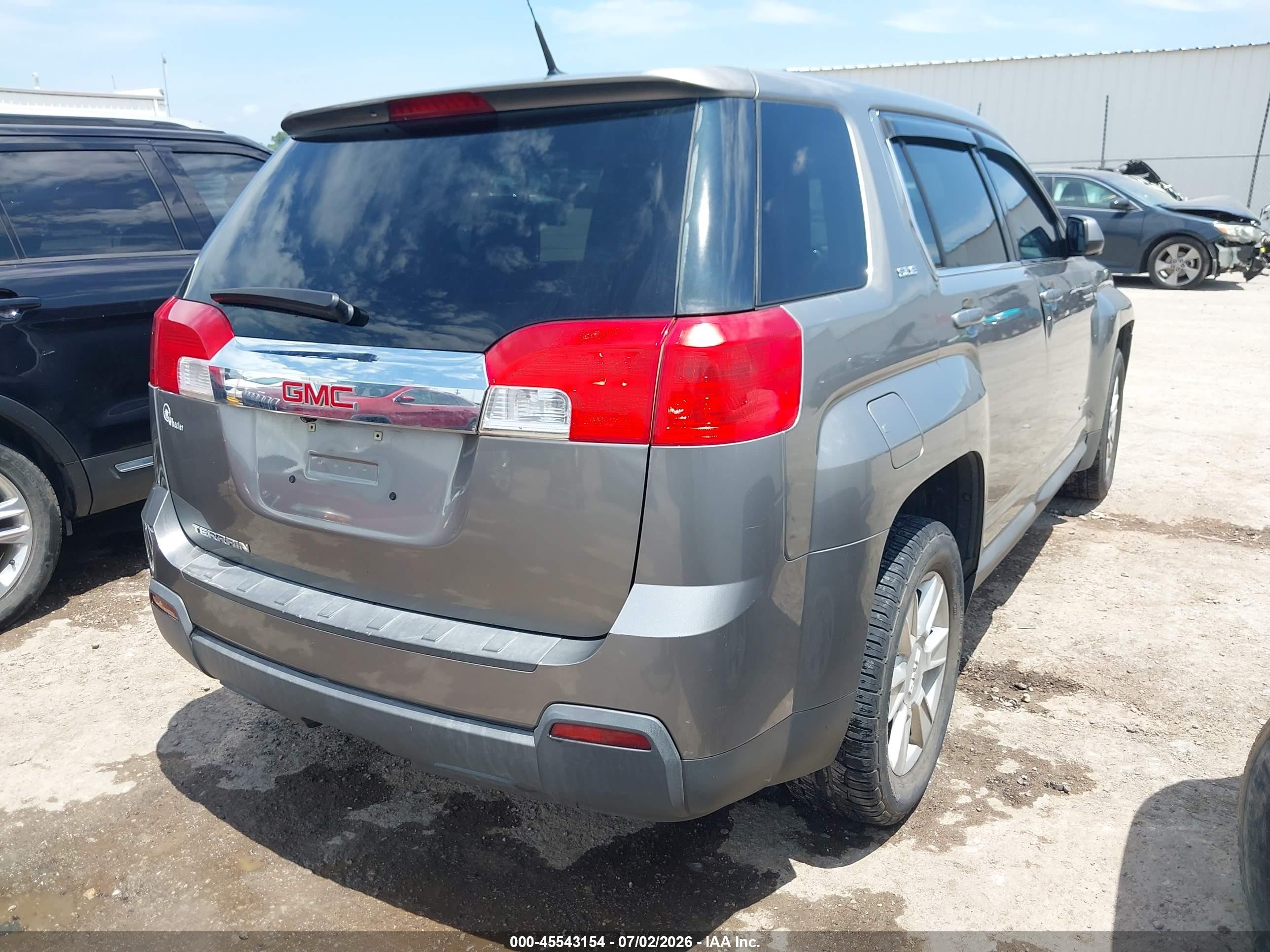 2012 Gmc Terrain Sle-1 Silver vin: 2GKALMEK5C6327913