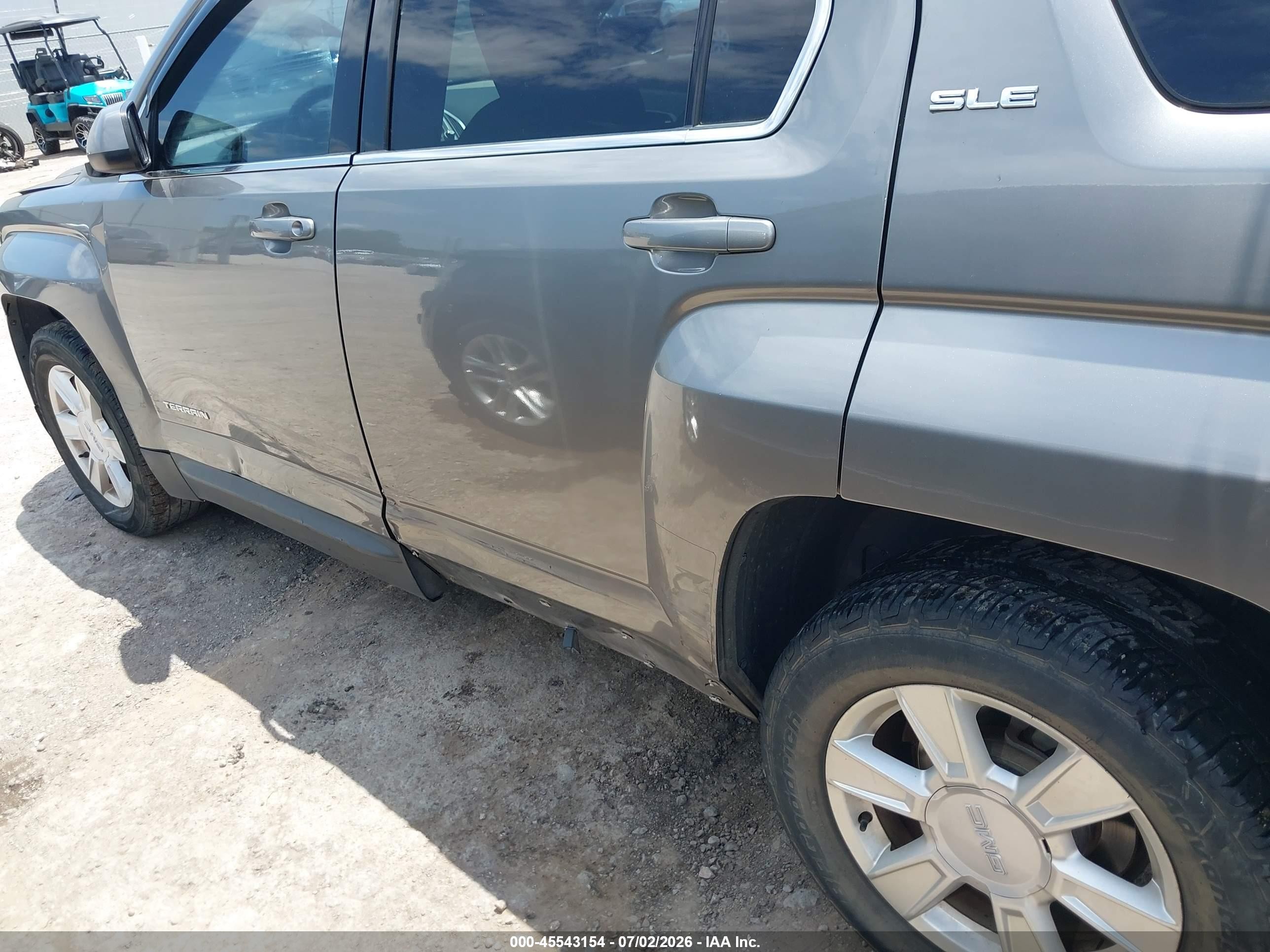 2012 Gmc Terrain Sle-1 Silver vin: 2GKALMEK5C6327913