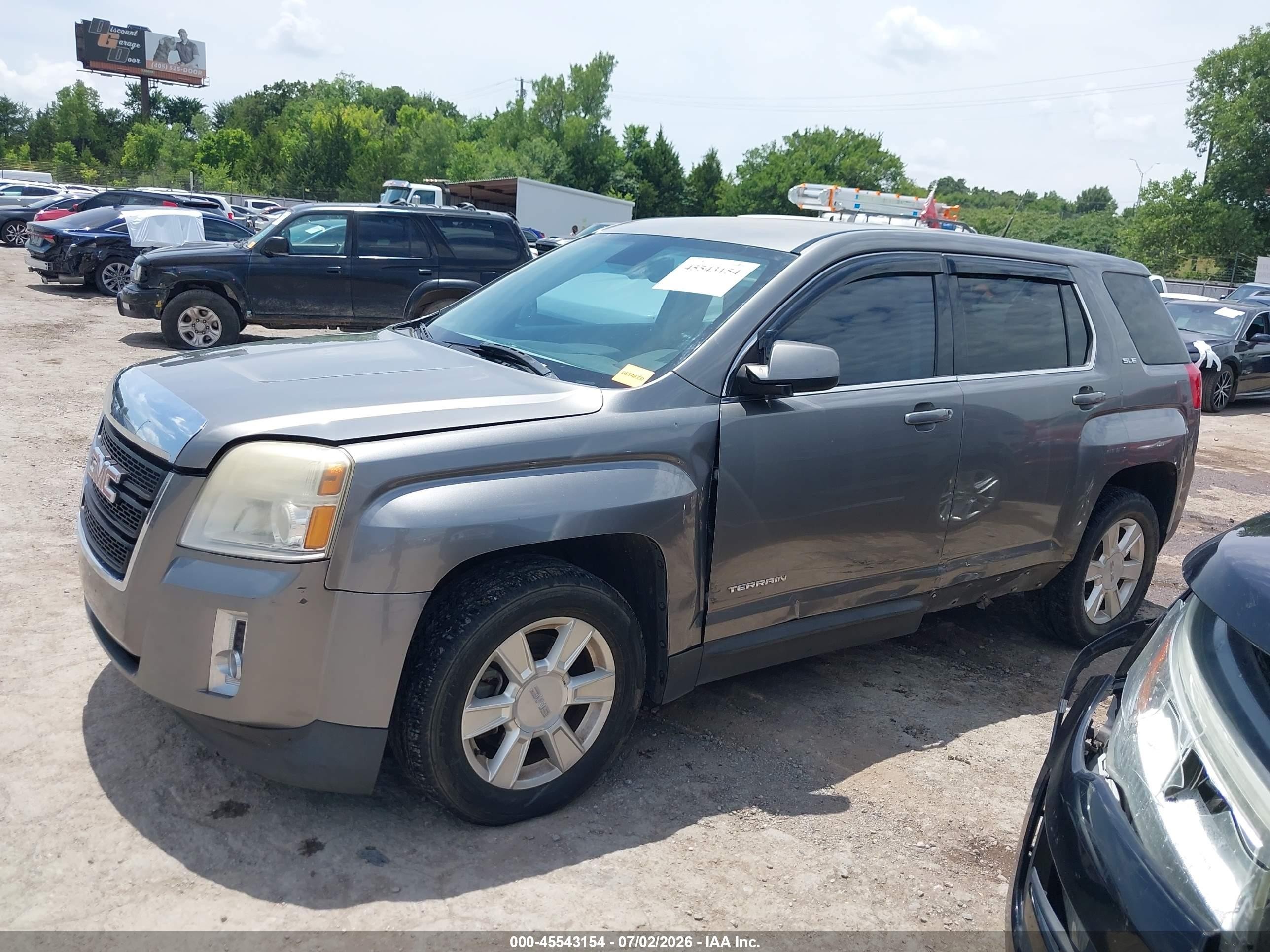 2012 Gmc Terrain Sle-1 Silver vin: 2GKALMEK5C6327913