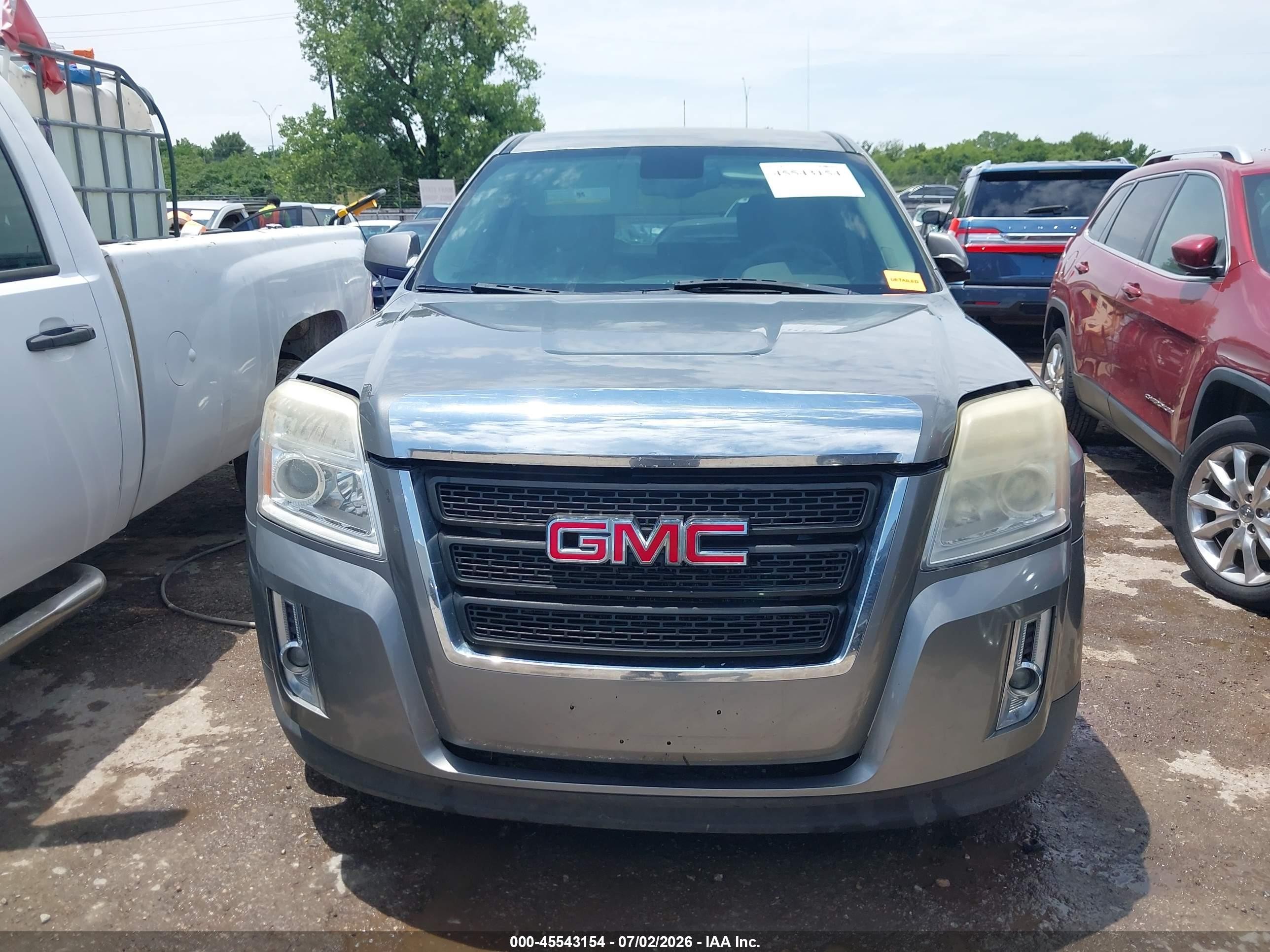 2012 Gmc Terrain Sle-1 Silver vin: 2GKALMEK5C6327913