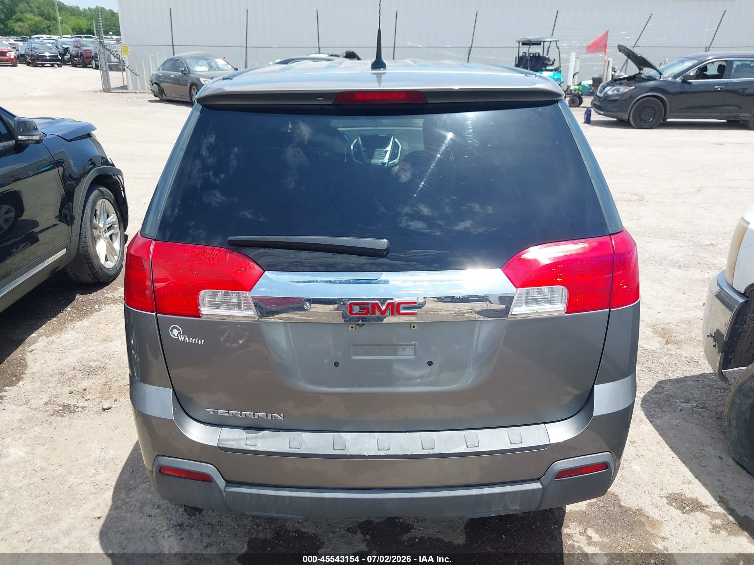 2012 Gmc Terrain Sle-1 Silver vin: 2GKALMEK5C6327913