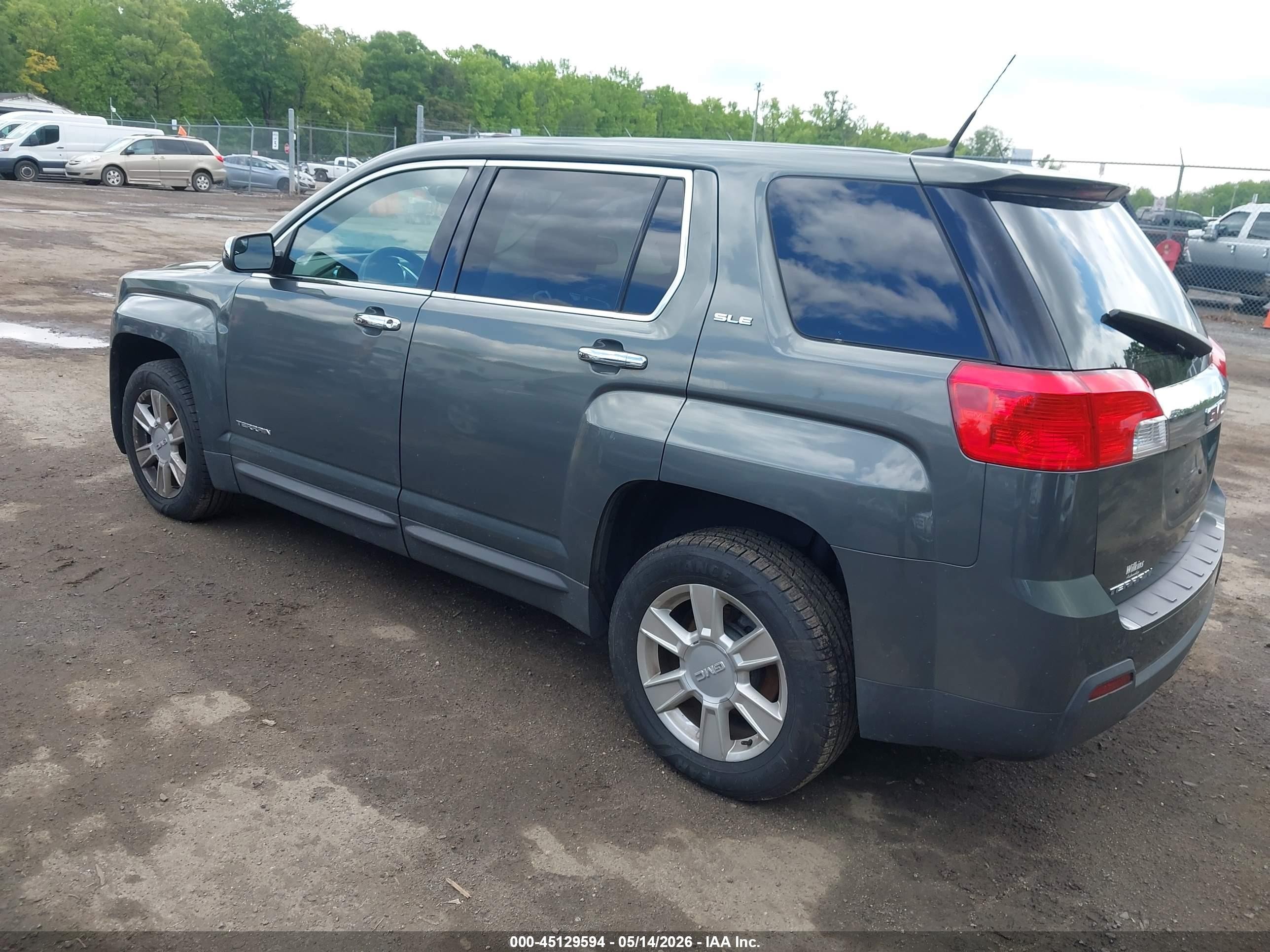 2012 Gmc Terrain Sle-1 Gray vin: 2GKALMEK5C6342797