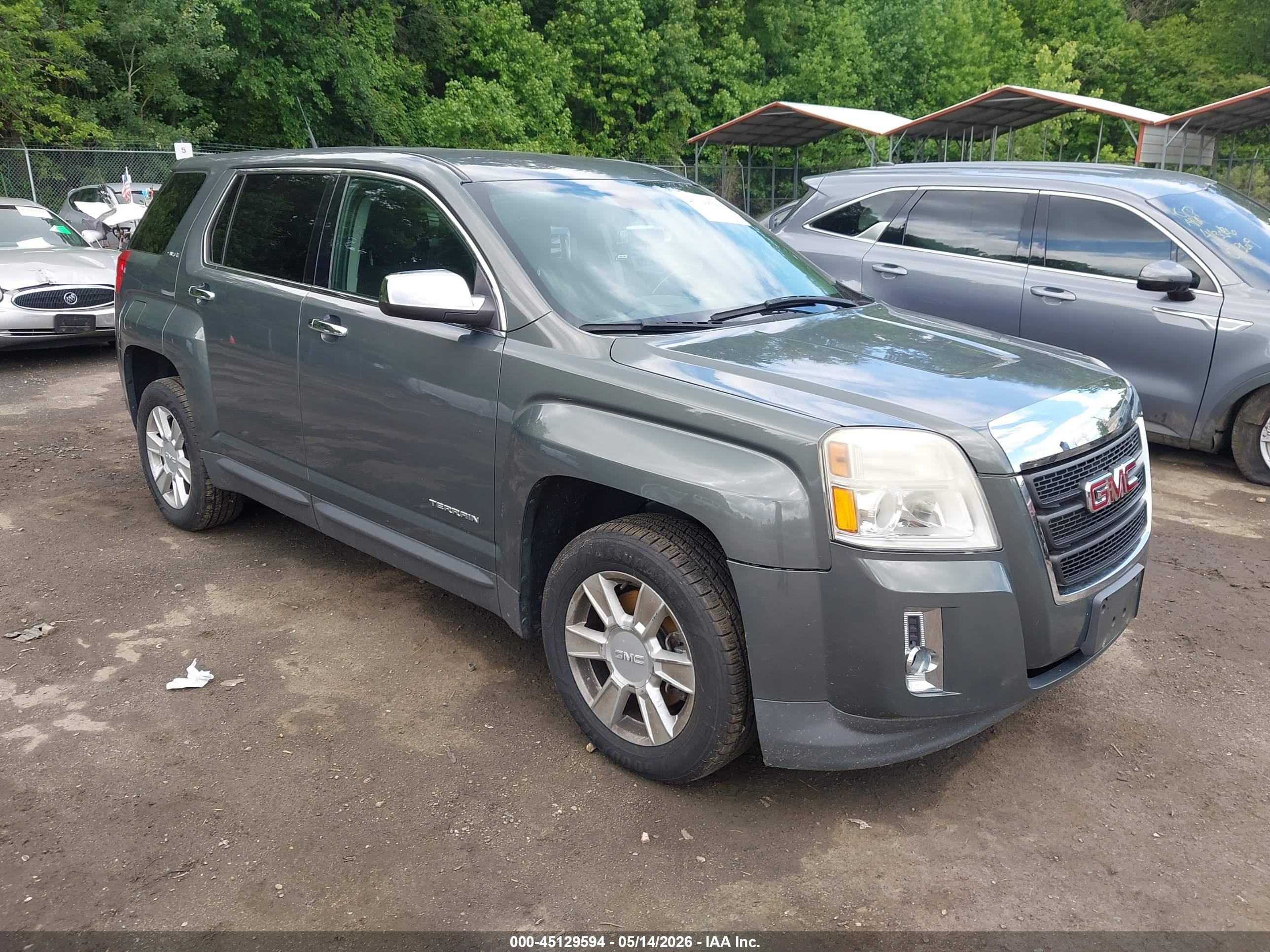 2012 Gmc Terrain Sle-1 Gray vin: 2GKALMEK5C6342797