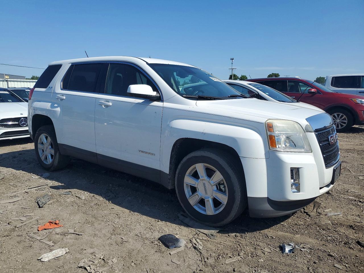 2013 Gmc Terrain Sle White vin: 2GKALMEK5D6330604