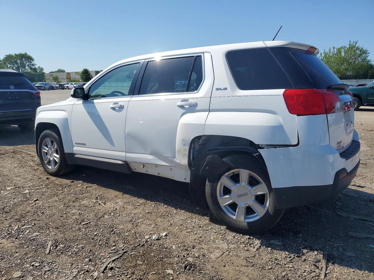 2013 Gmc Terrain Sle White vin: 2GKALMEK5D6330604