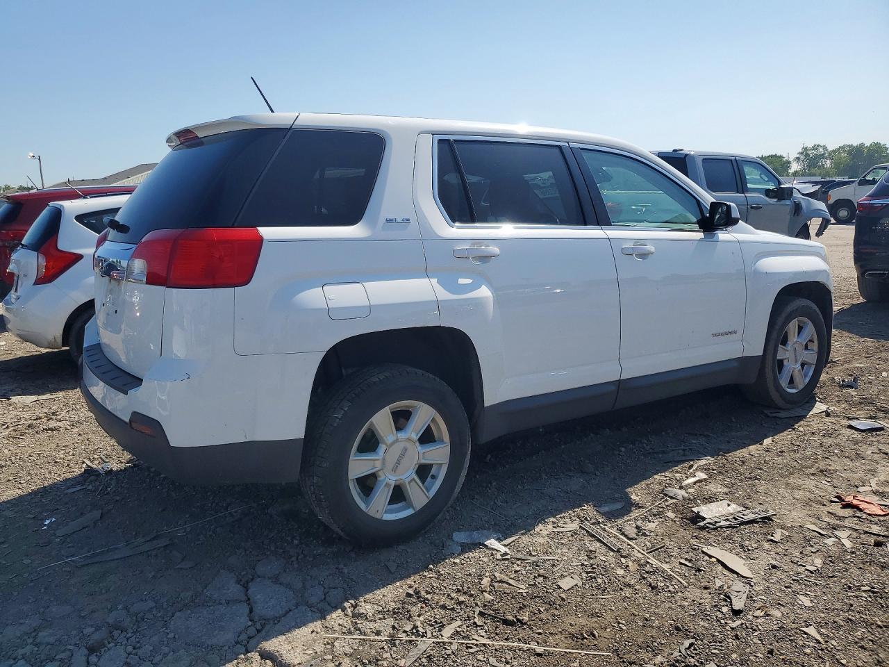 2013 Gmc Terrain Sle White vin: 2GKALMEK5D6330604