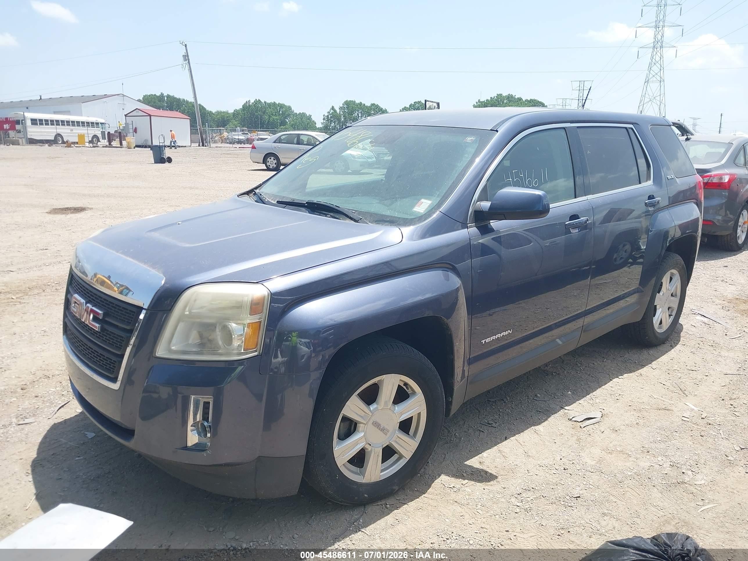 2014 Gmc Terrain Sle-1 Light Blue vin: 2GKALMEK5E6110803
