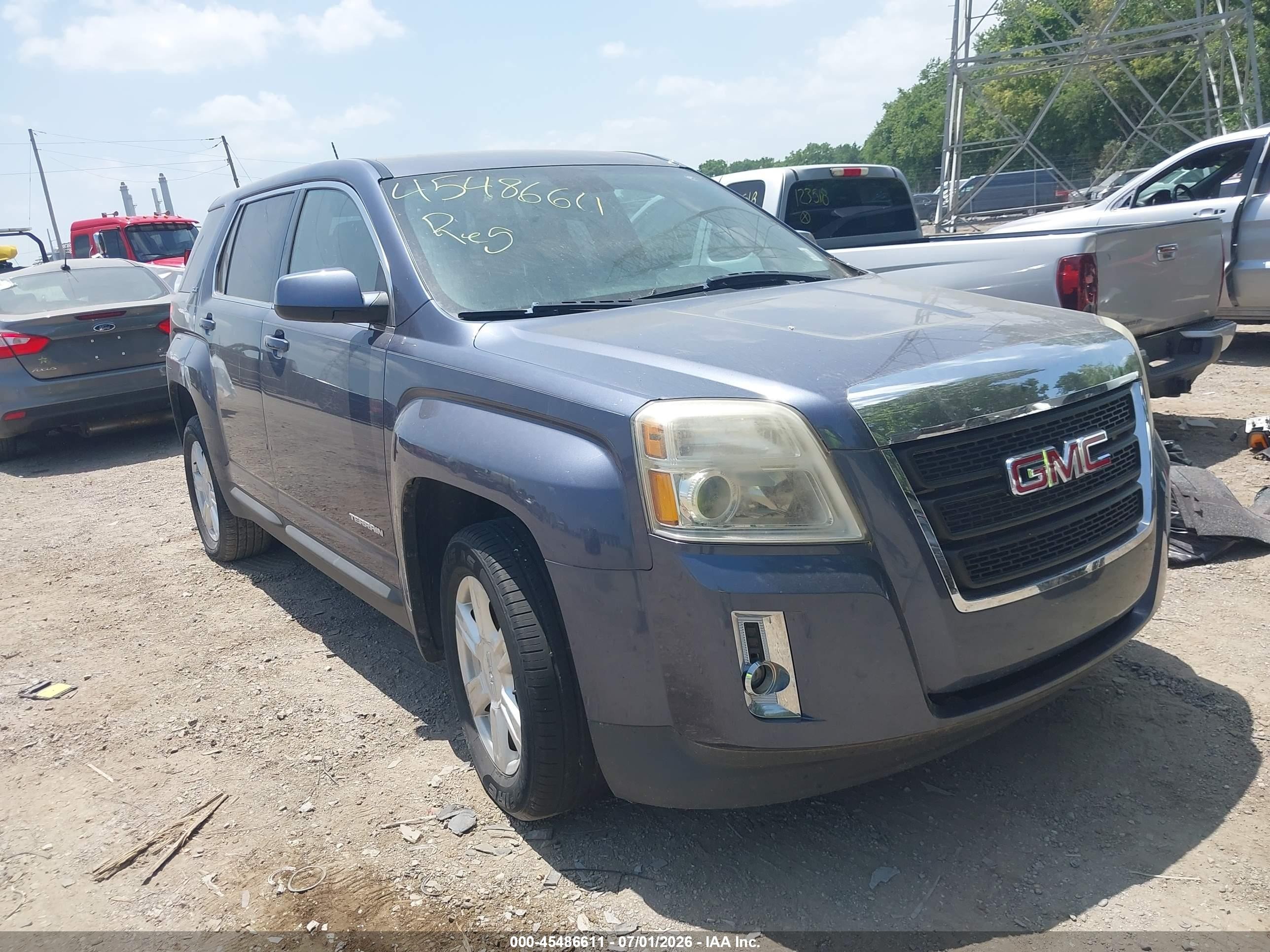 2014 Gmc Terrain Sle-1 Light Blue vin: 2GKALMEK5E6110803