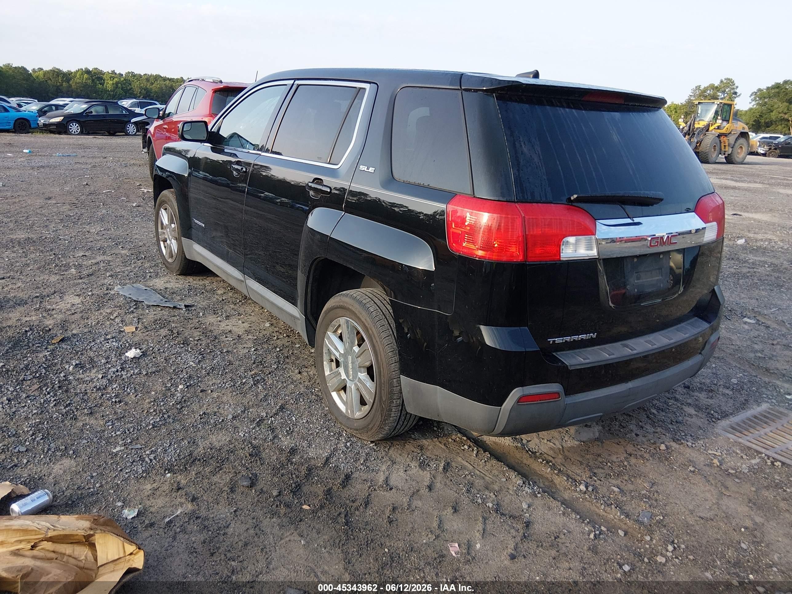 2014 Gmc Terrain Sle-1 Black vin: 2GKALMEK5E6180401